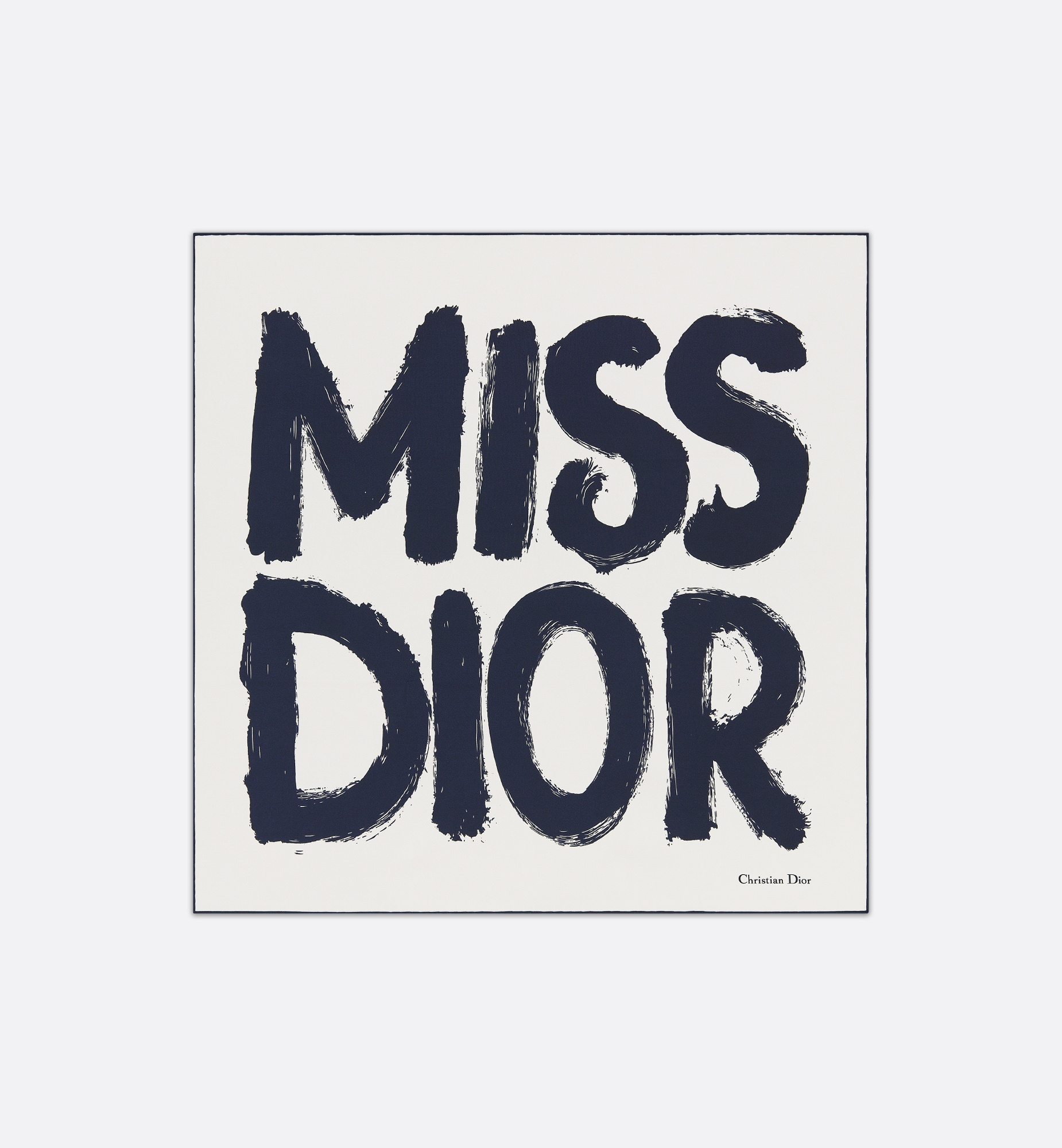 Miss Dior Graffiti 70 Square Scarf - 1