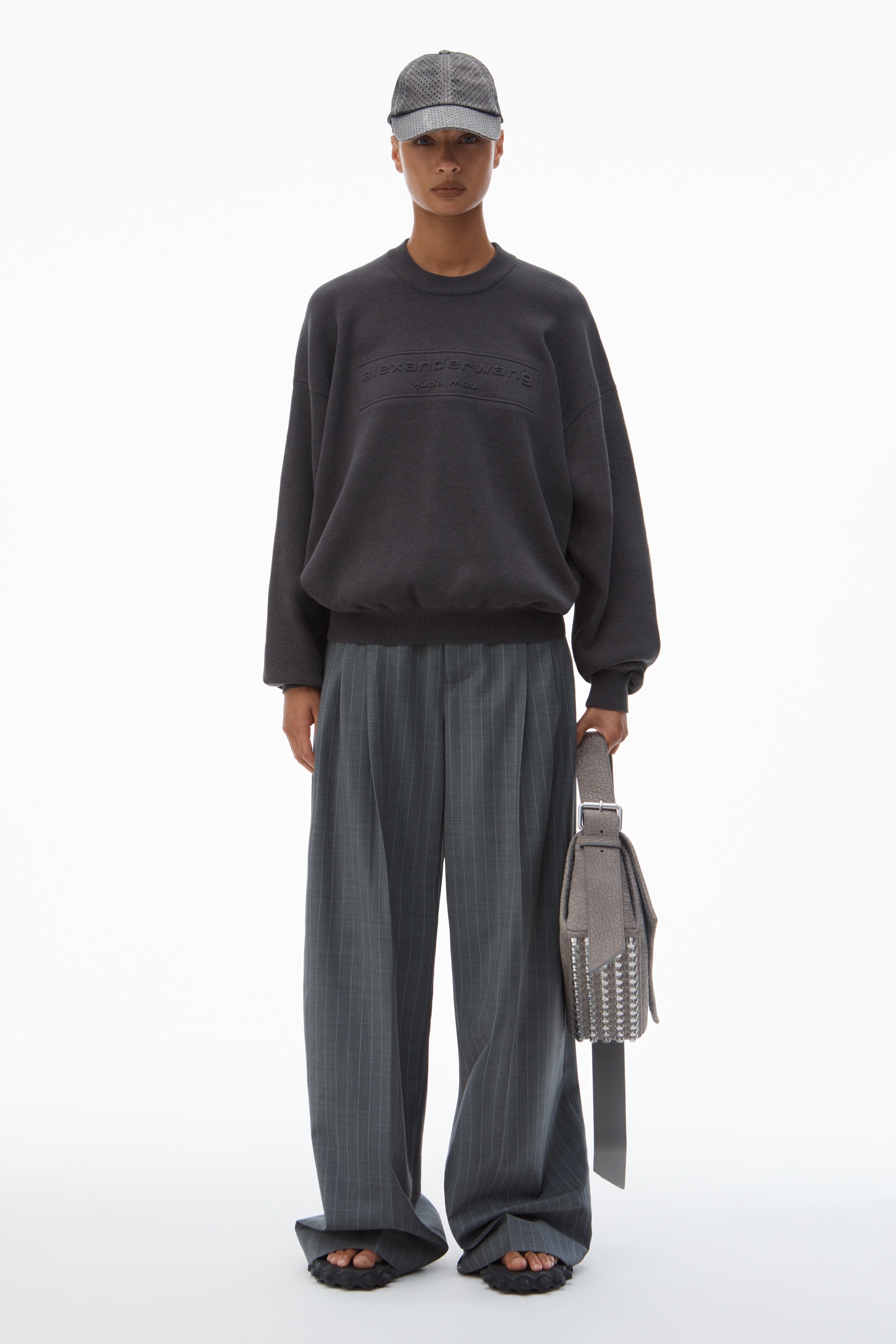 Logo-Embossed Sweater in Rib-Knit - 6
