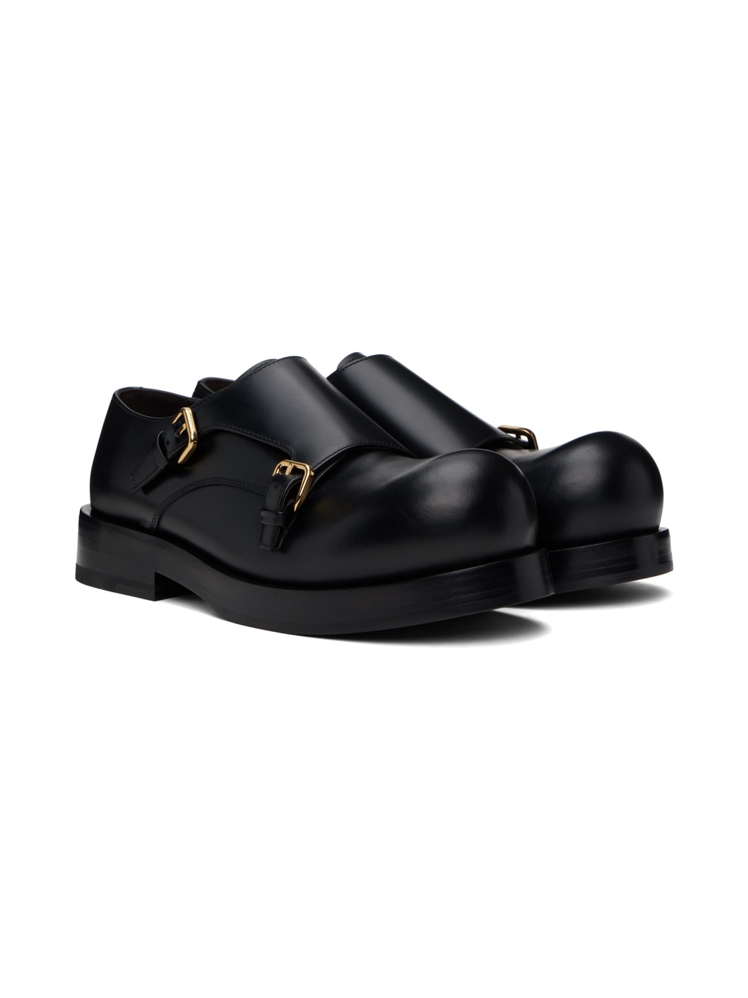 Black Helium Monkstraps - 4