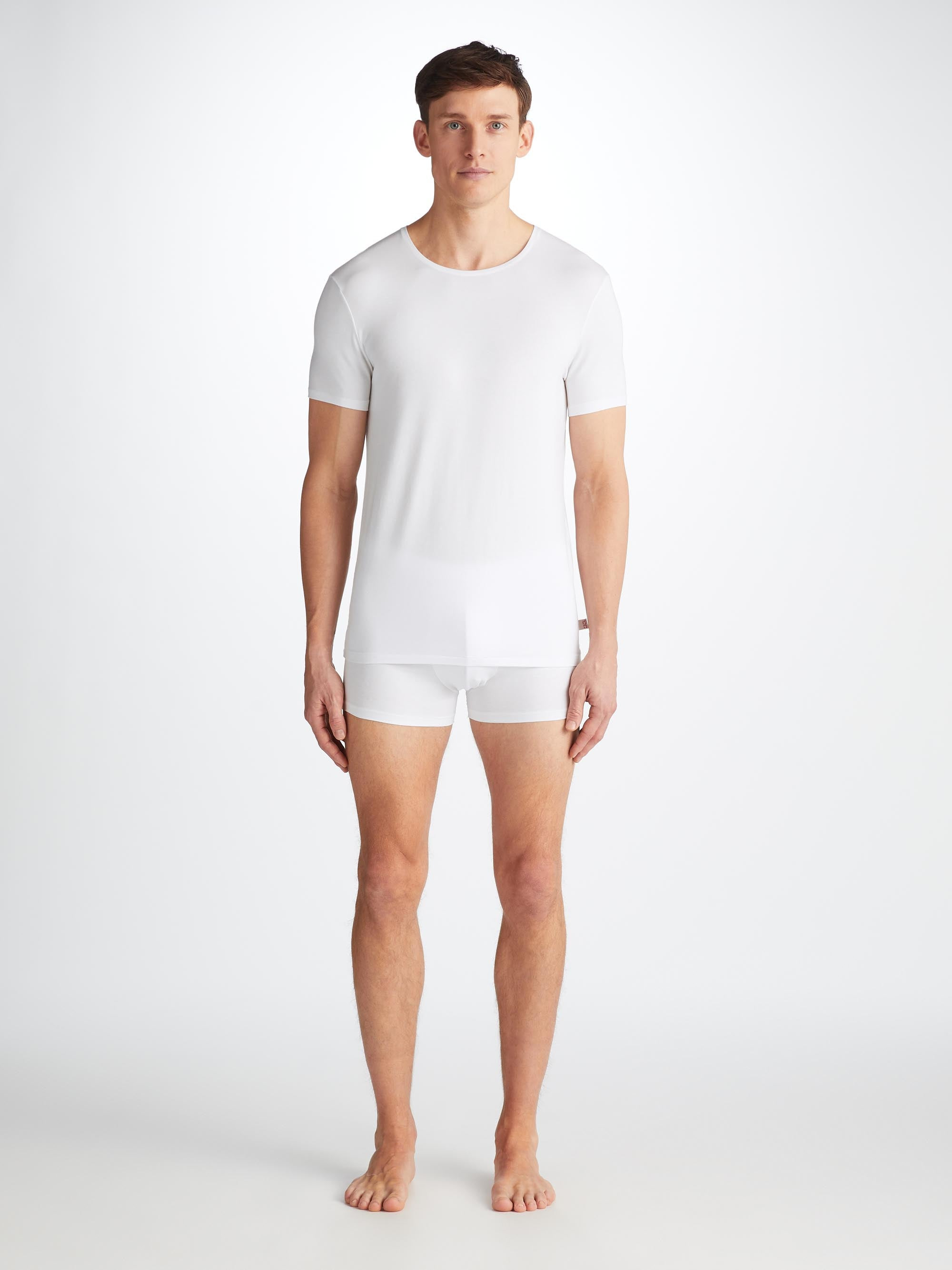 Men's Underwear T-Shirt Alex Micro Modal Stretch White - 3