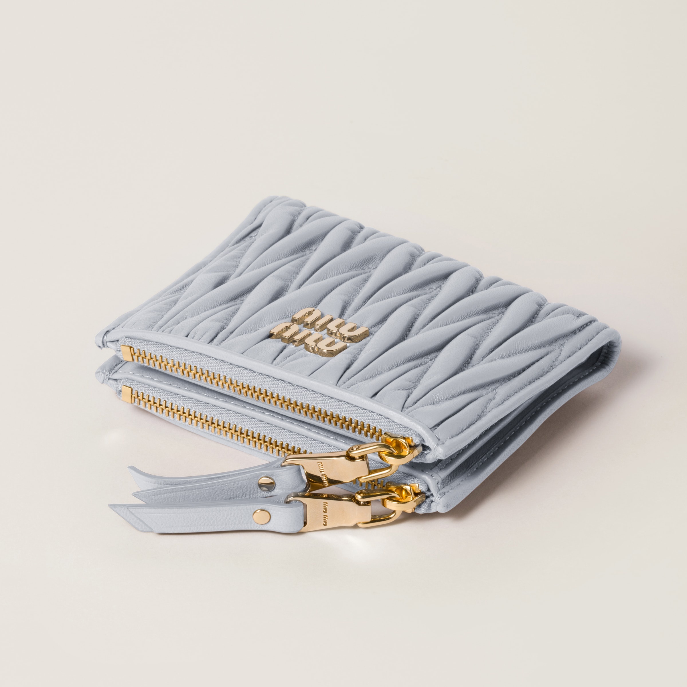 Small wallet in matelassé nappa leather - 4