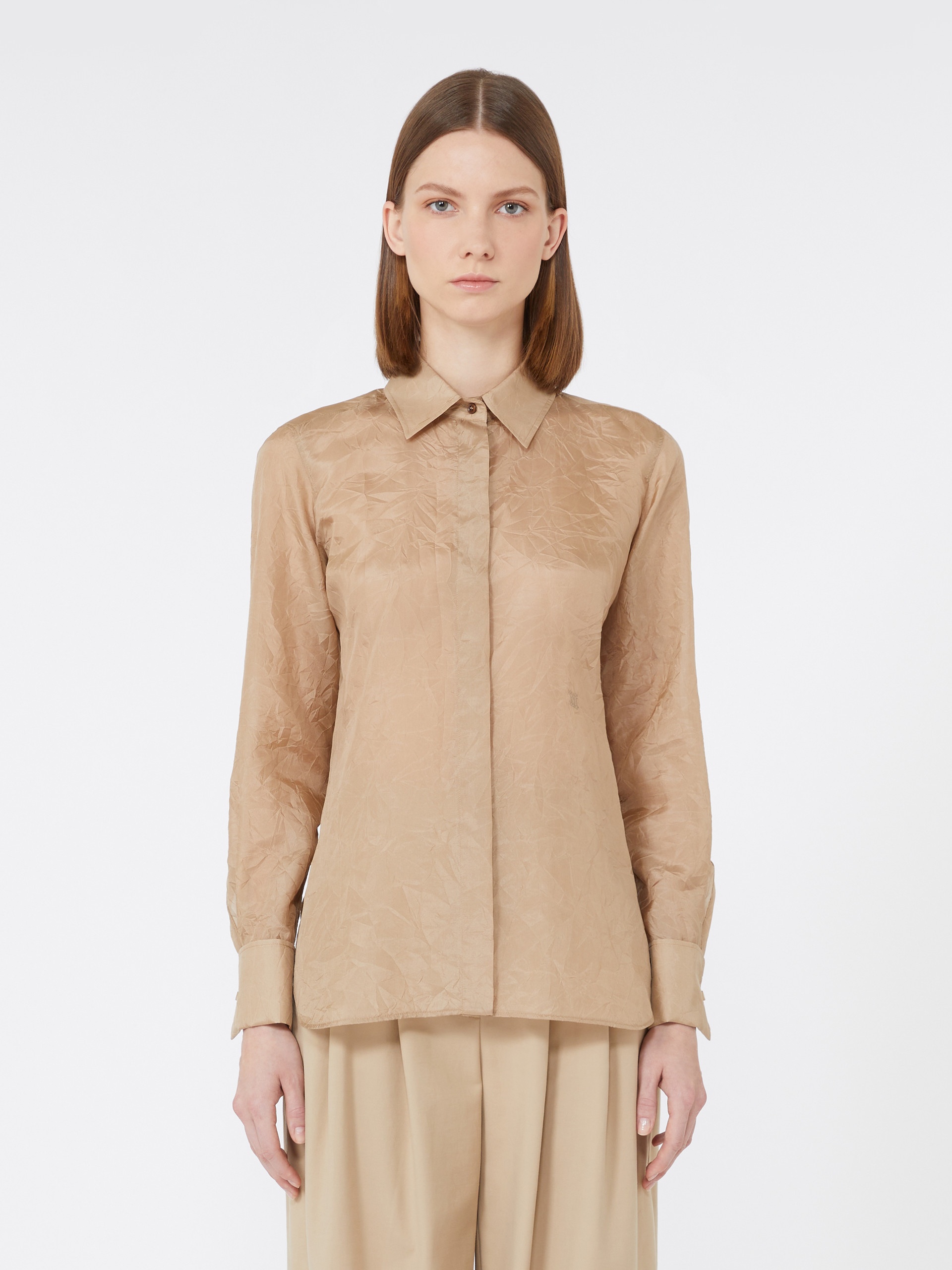 ELOISA Silk canvas shirt - 3