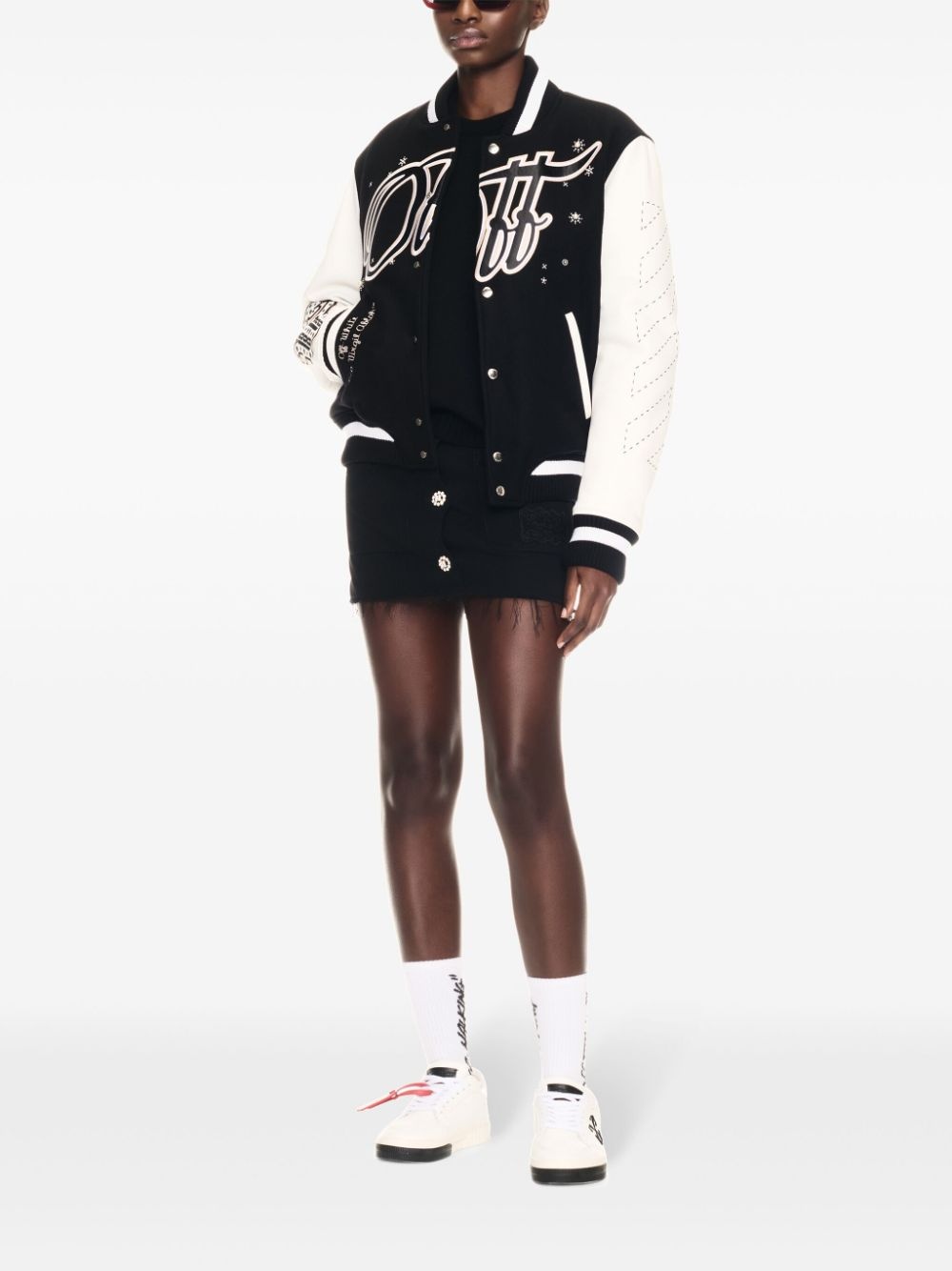 Wo Bling Stars varsity jacket - 2