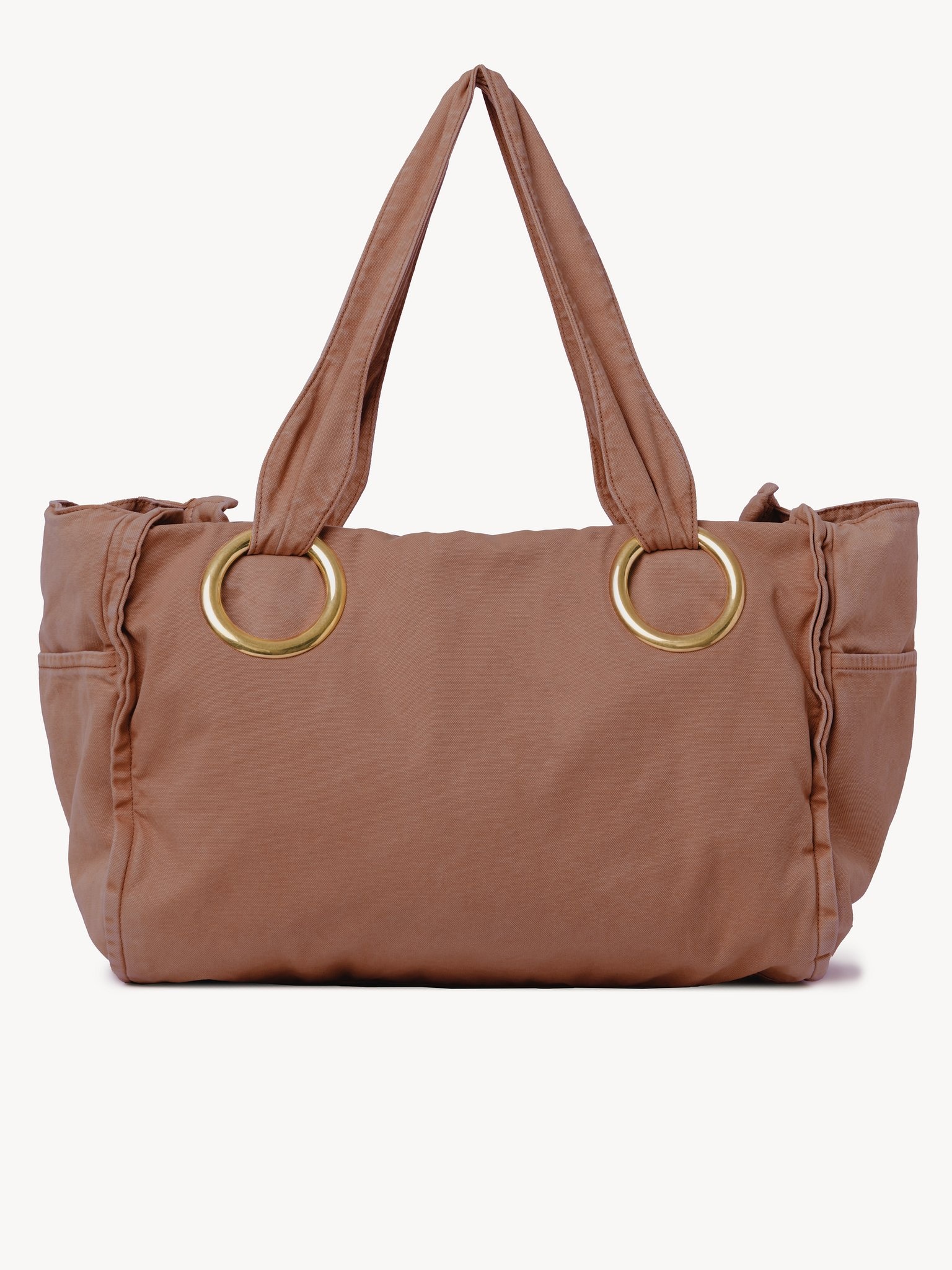 LARGE CHLOÉ PLAGE TOTE BAG IN COTTON - 3