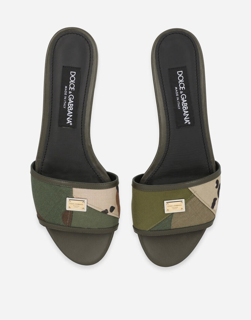 Camouflage patchwork sliders 4