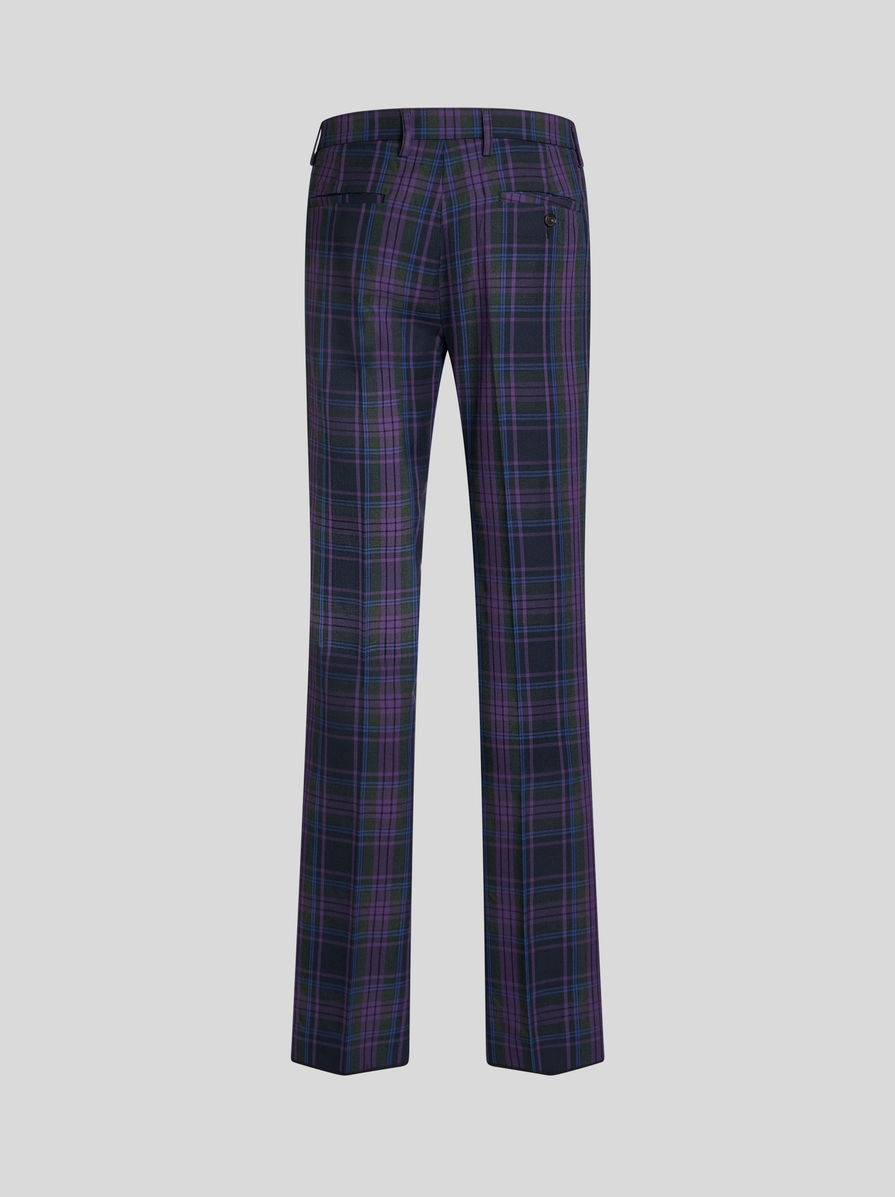 MAXI CHECK TROUSERS - 6