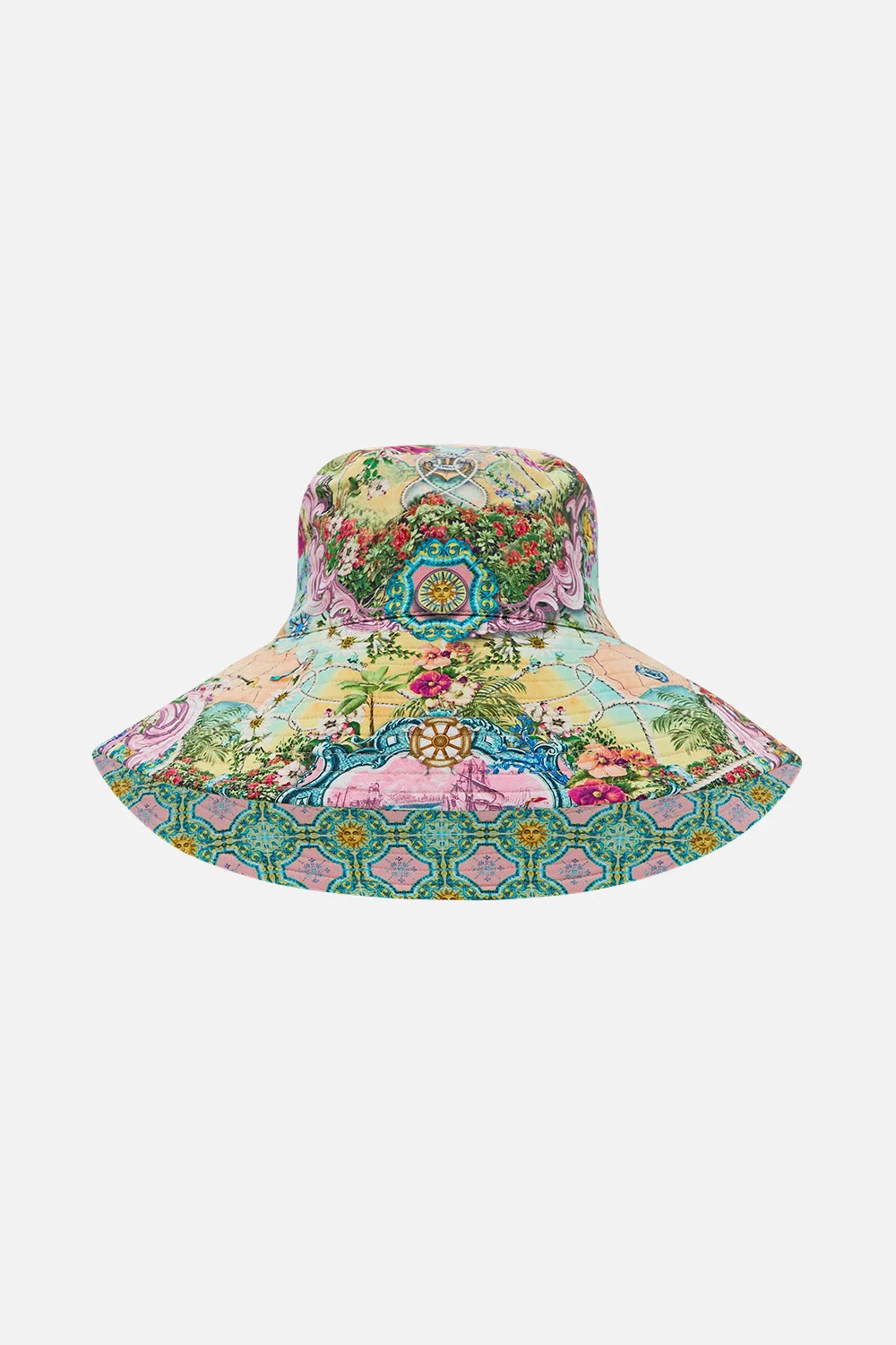 WIDE BRIM BUCKET HAT - 1