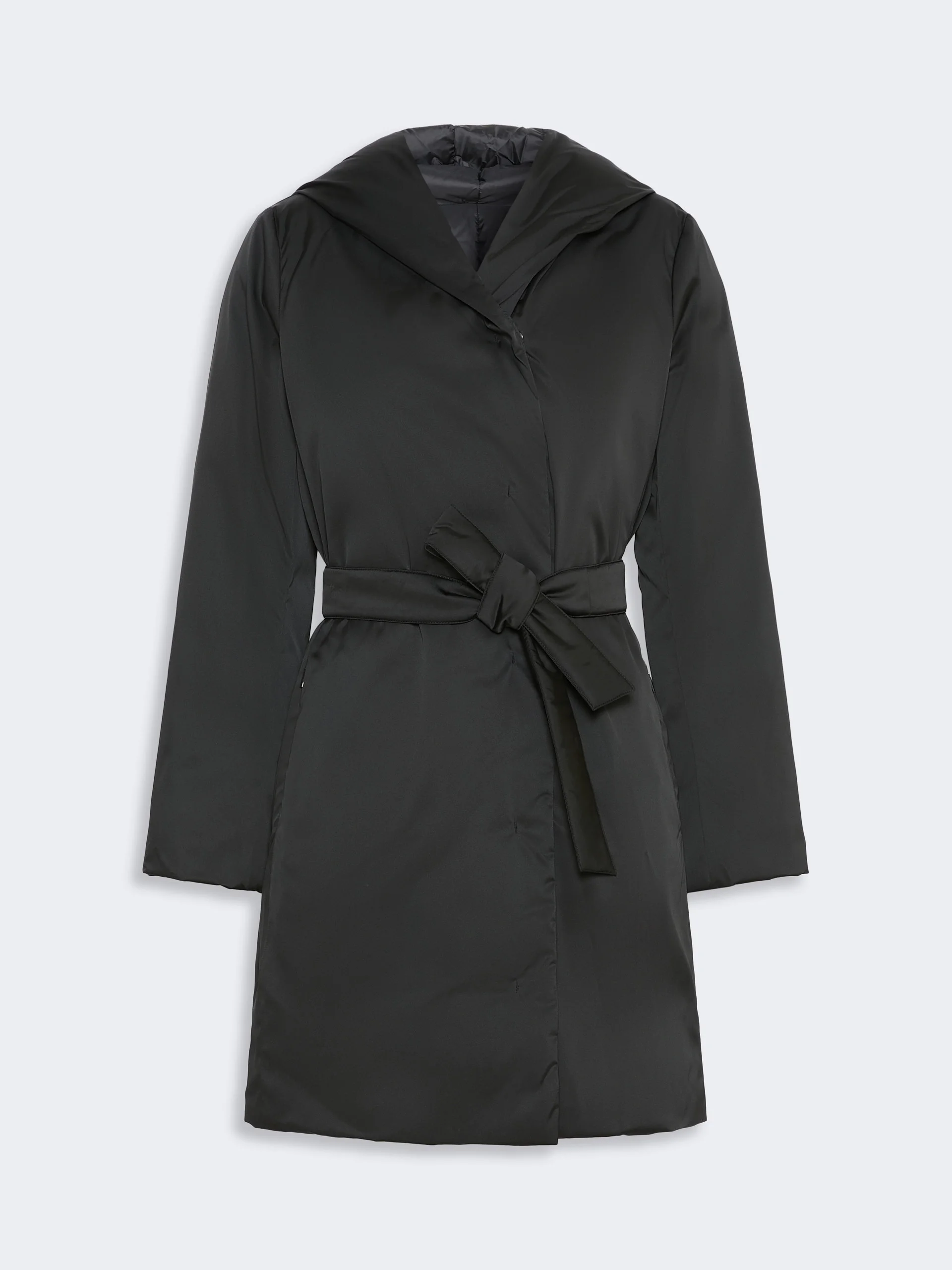 UGGIOSO Reversible down jacket in water-repellent taffeta - BLACK - 1