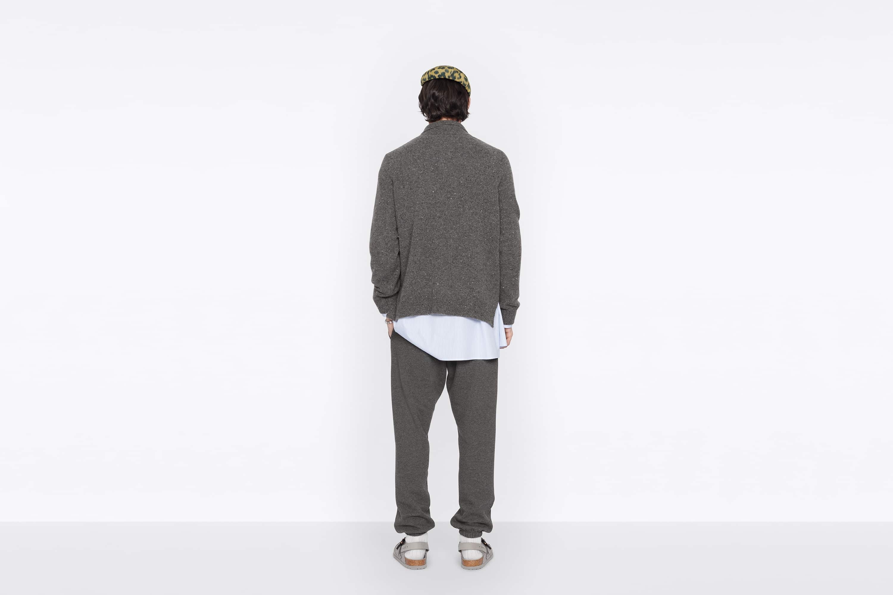 Oversized Long-Sleeved Polo Shirt - 6