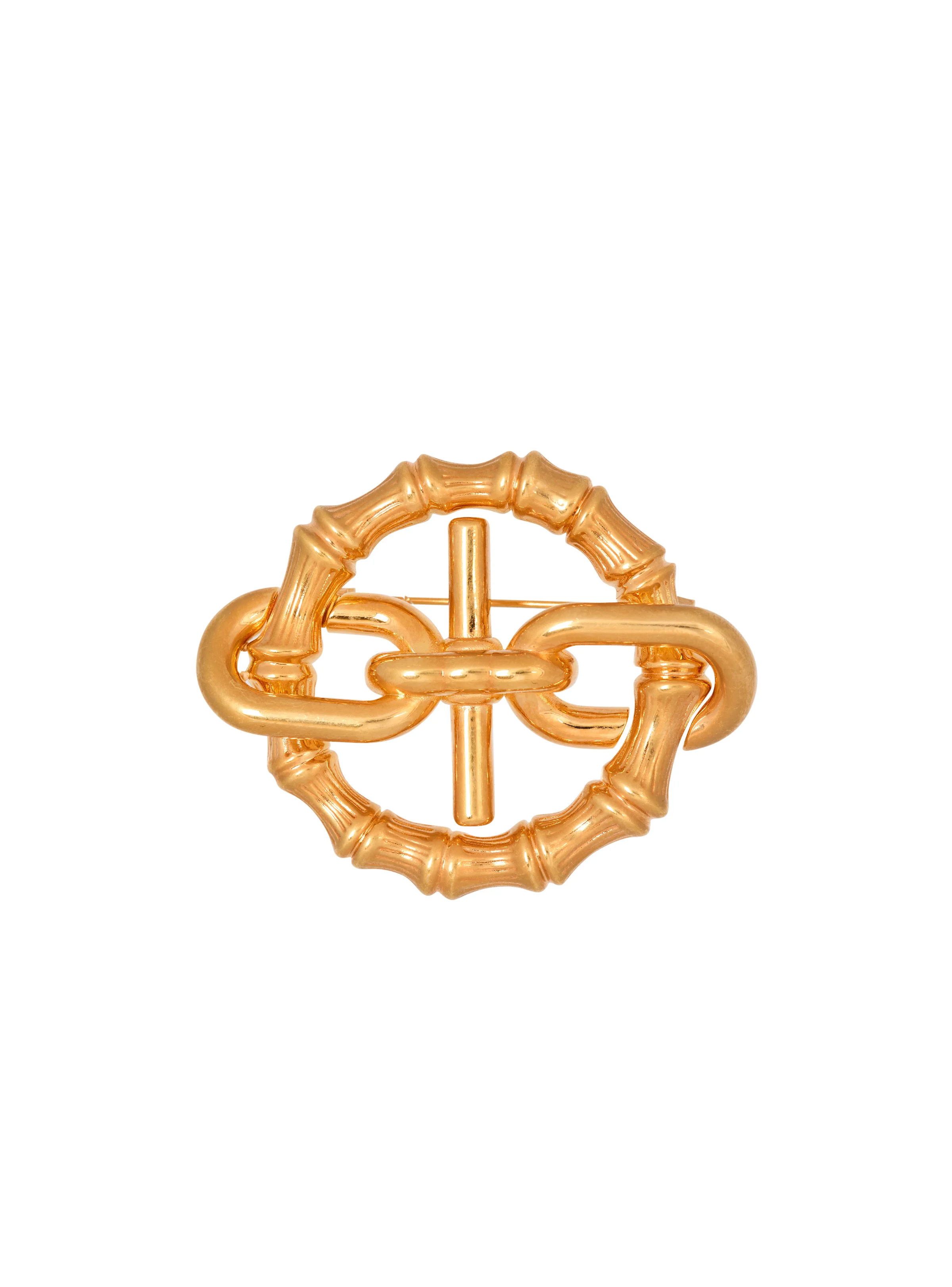 Bamboo Sync brooch - 1