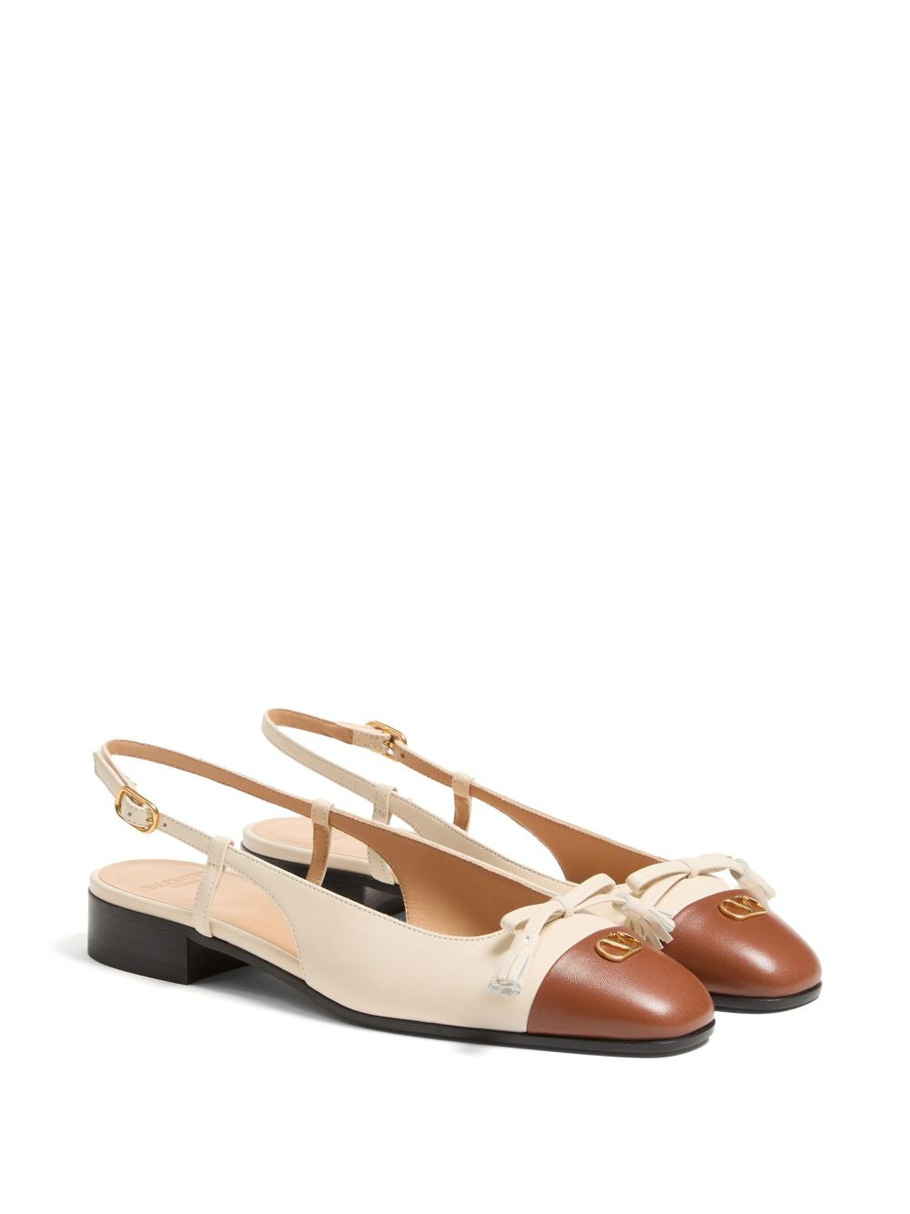 Valentino Garavani Valet Du Roi leather ballet flats - 2