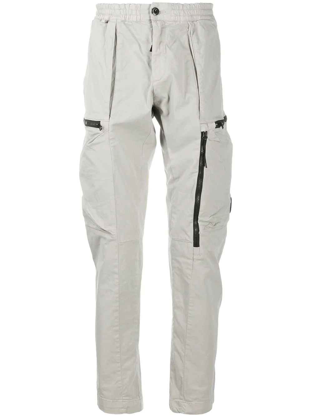 elasticated waist cargo trousers  - 1