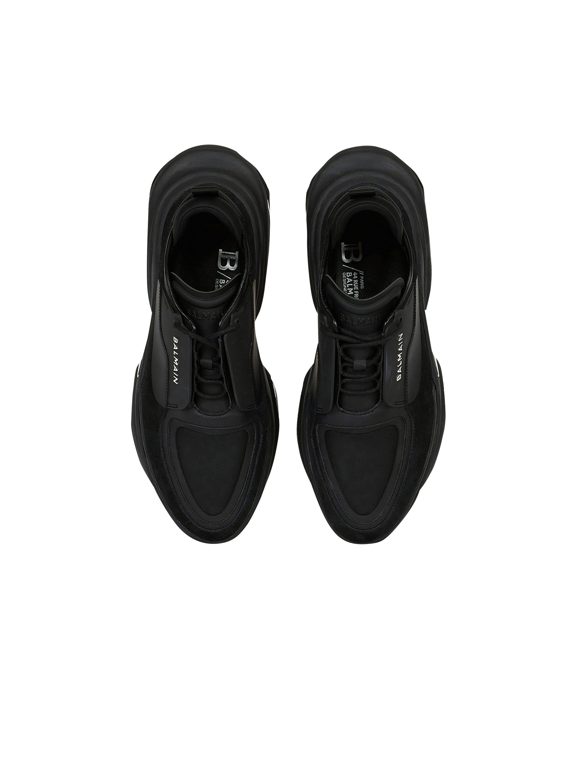 Leather, neoprene and suede B-Bold low-top sneakers - 3