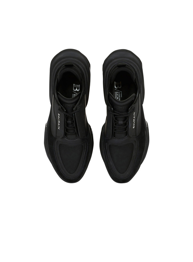 Leather, neoprene and suede B-Bold low-top sneakers 3