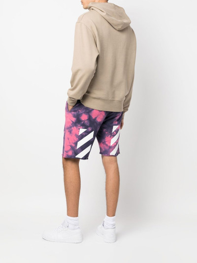 Off-White tie-dye track shorts outlook