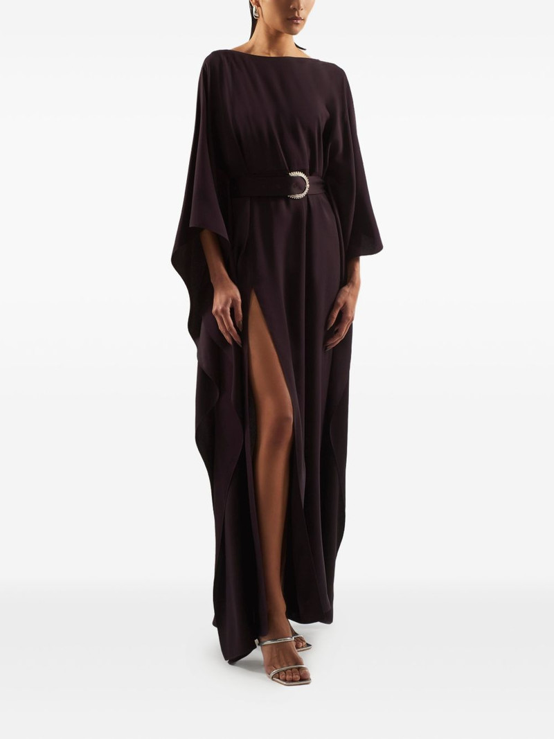 Taller Marmo Fitzgerald embellished-belted maxi dress outlook