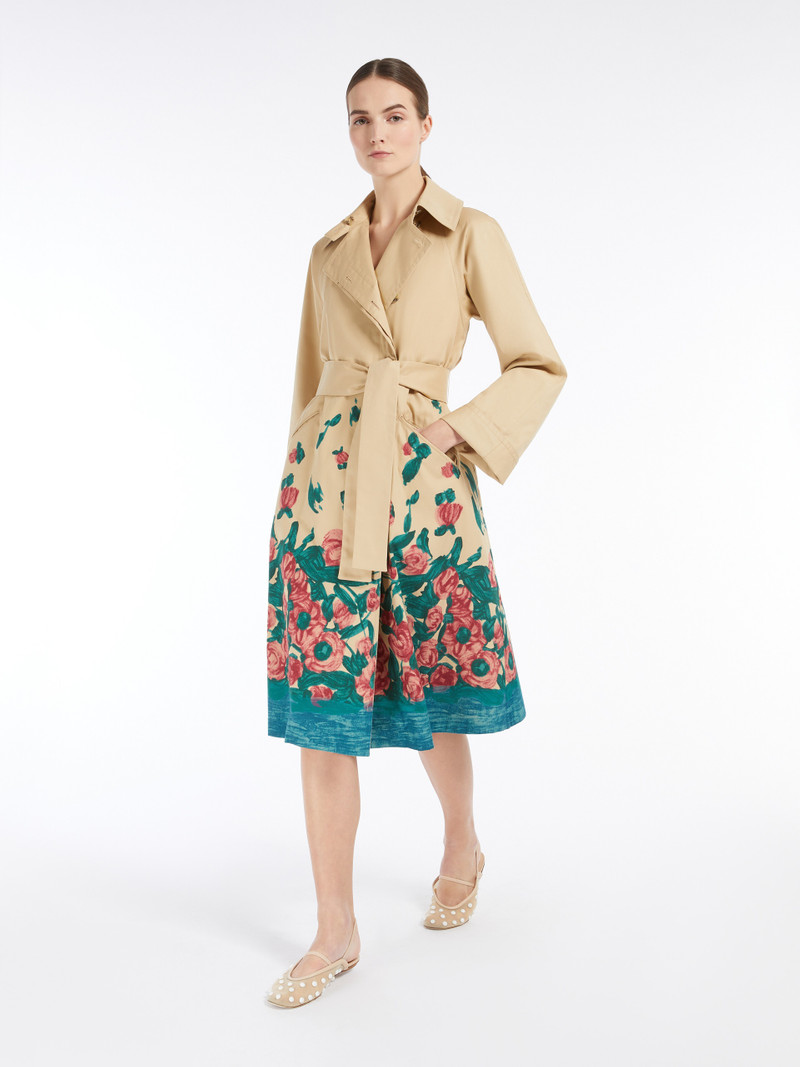 WEEKEND Max Mara PESCO Water-repellent cotton gabardine trench coat outlook