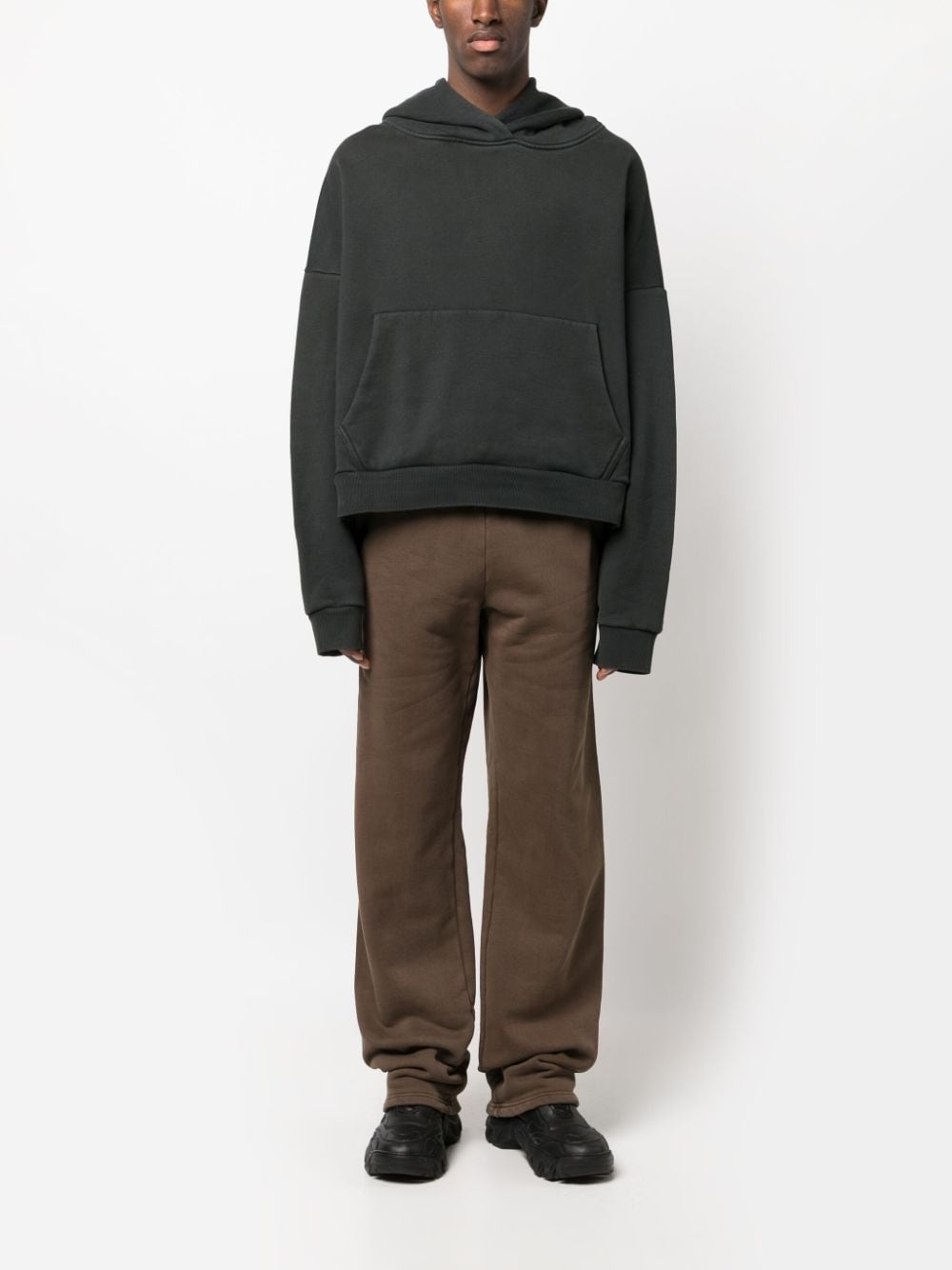 washed organic cotton track pants - 3