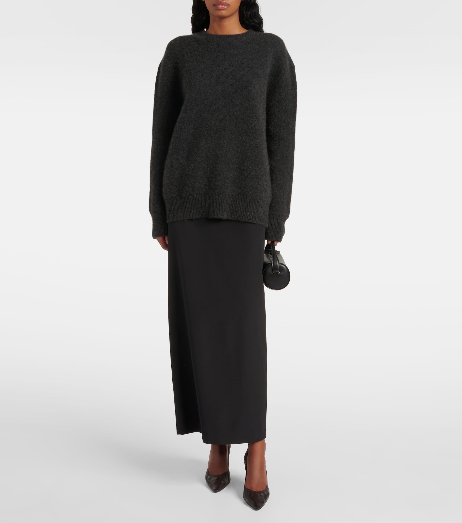 Bartelle silk and wool pencil skirt - 2
