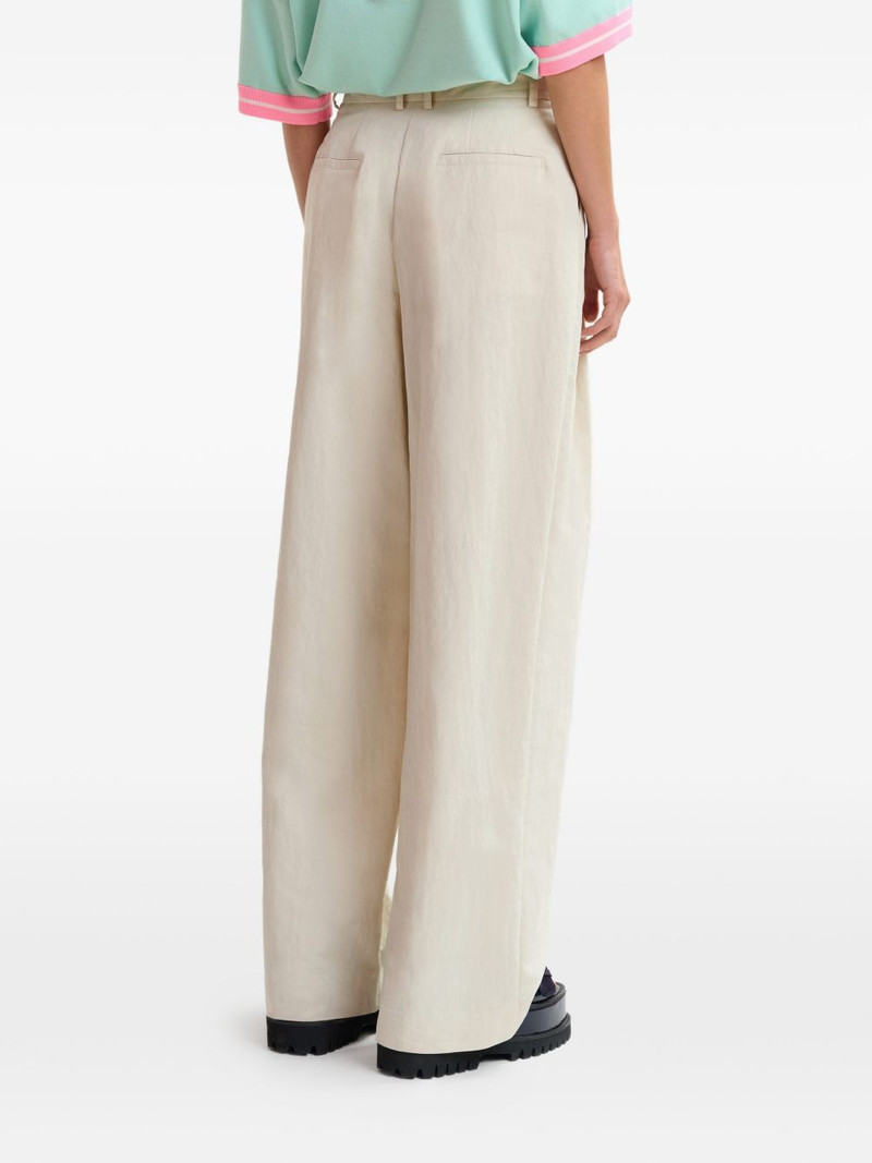 Jazmine belt-loop pleated trousers 3