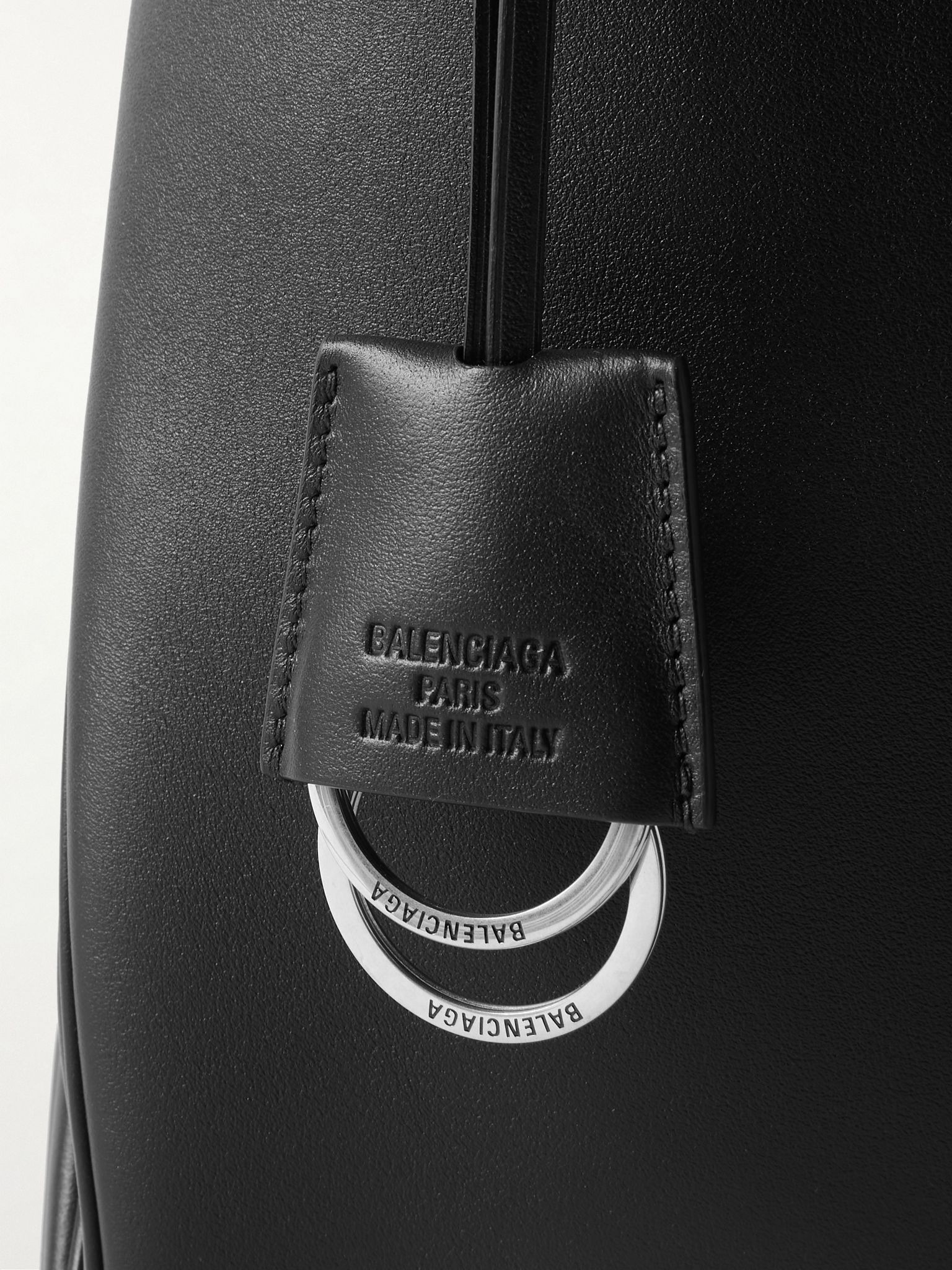 Rodeo Large Leather Tote Bag Black - 4