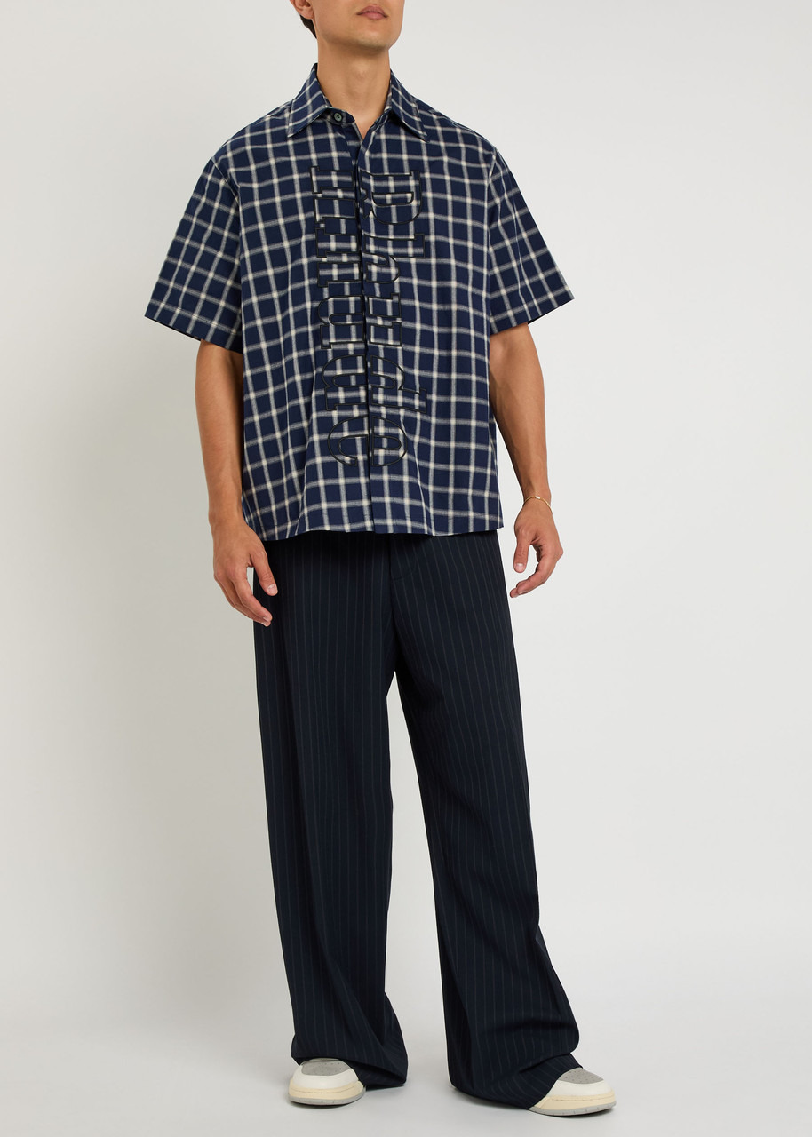 Rhude Center Logo Button Up Shirt - 4