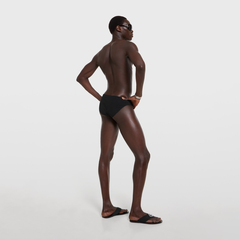 Stretch jersey swim briefs with knot 4