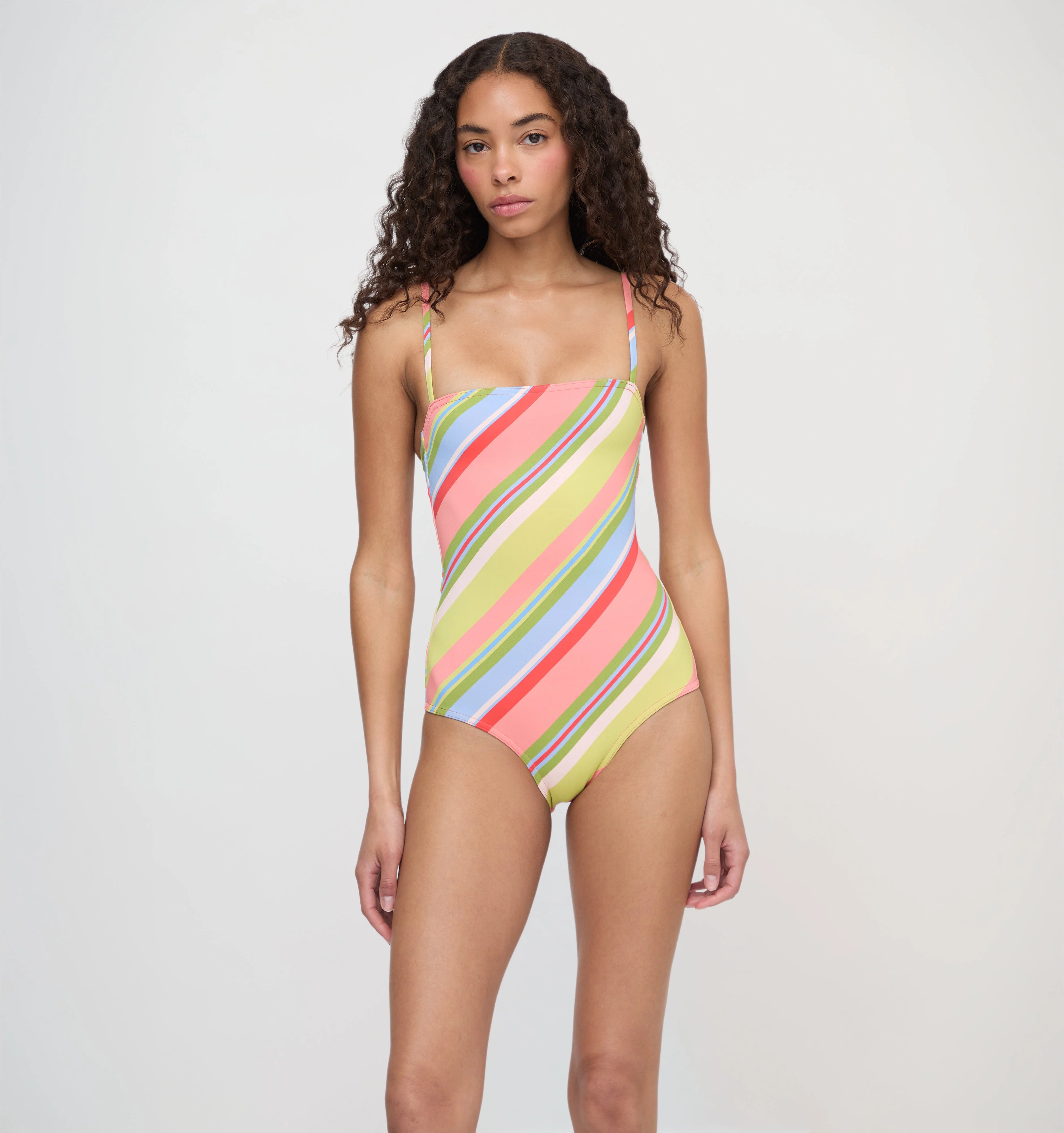 The Giana One Piece - Sherbet Stripe - 1