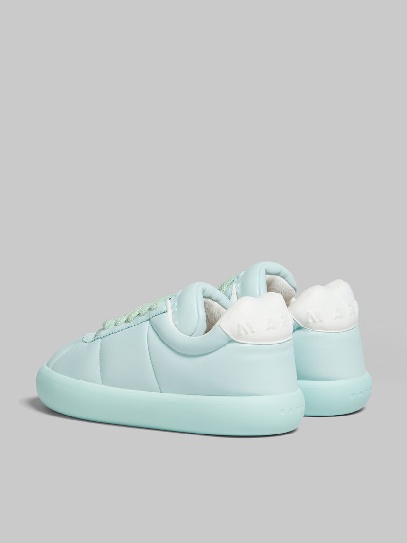 LIGHT BLUE LEATHER BIGFOOT 2.0 SNEAKER - 3