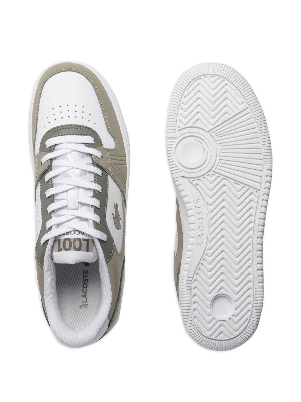 L001 panelled leather sneakers - 4