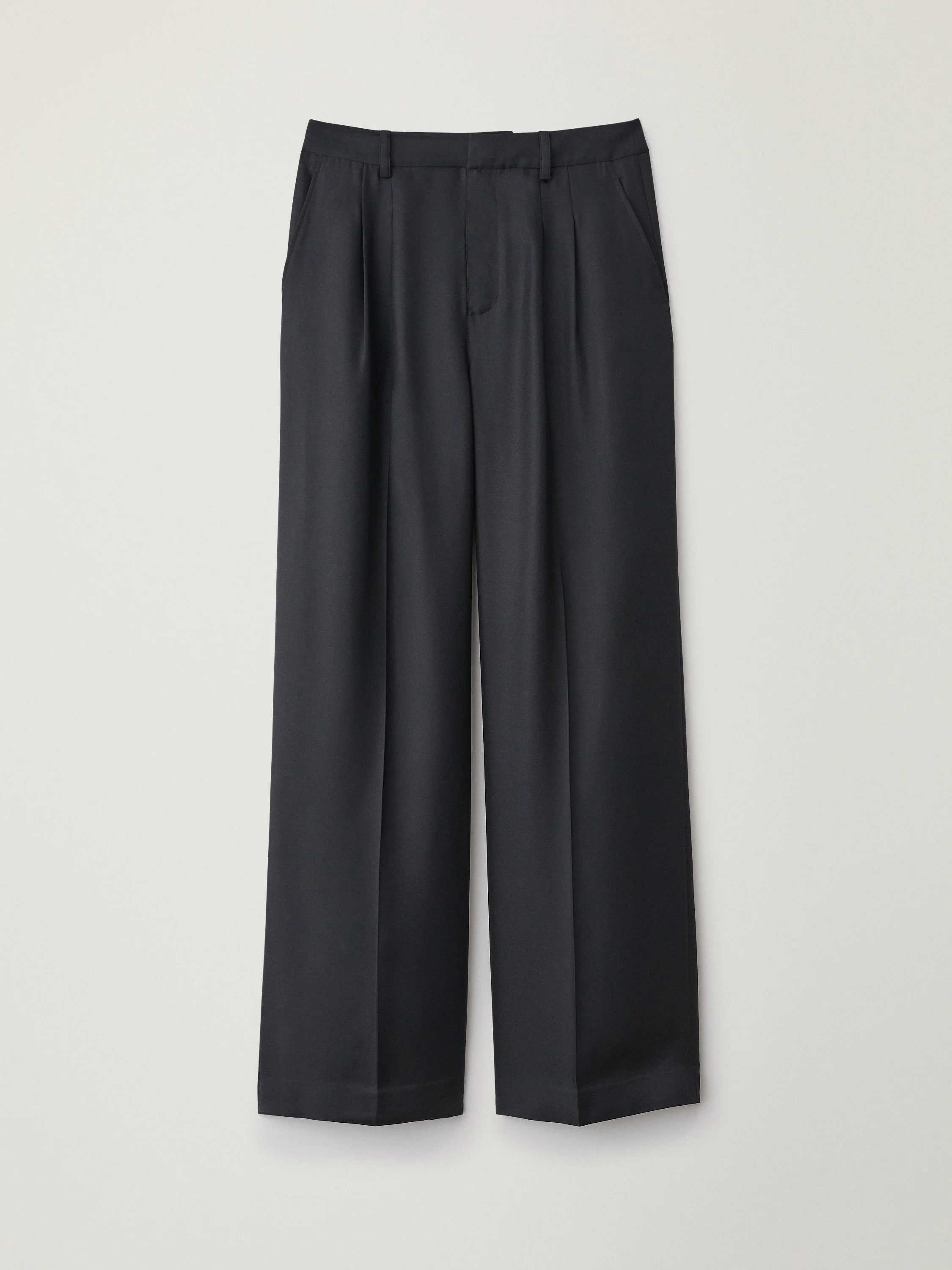 Tailored Wide Leg Trousers - 1