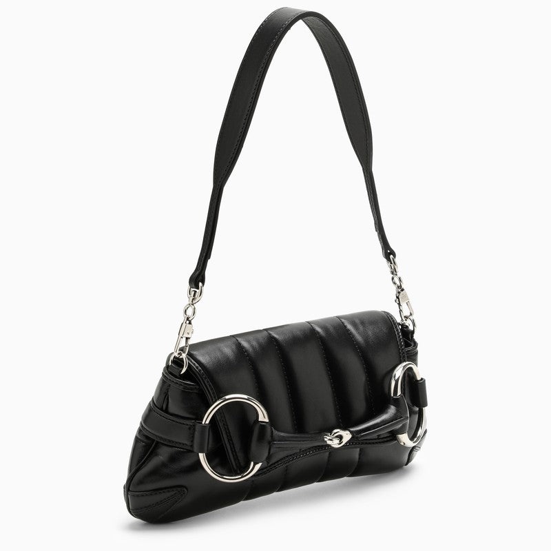 Gucci Gucci Horsebit Chain Small Black Bag Women - 3