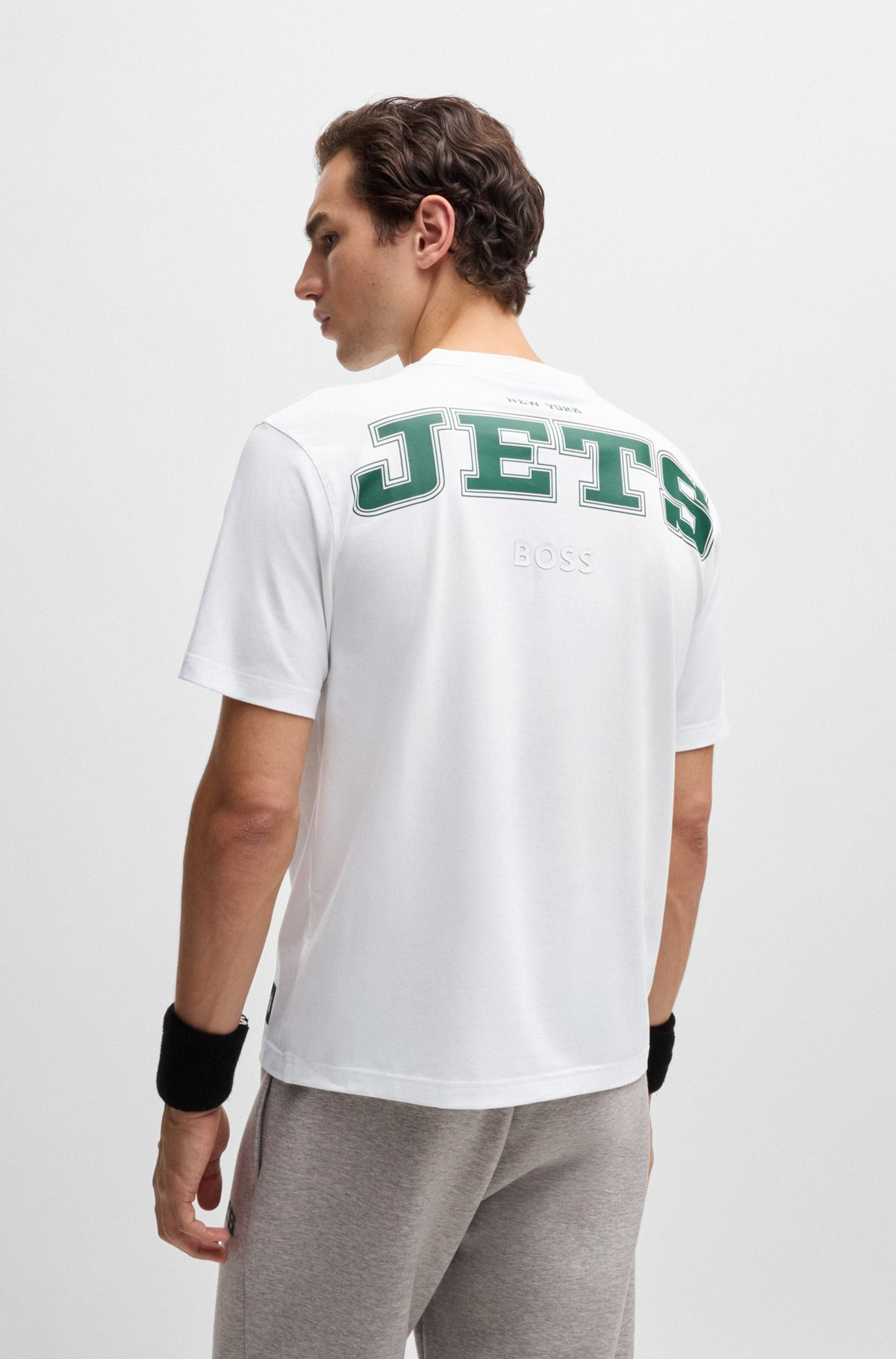 BOSS X NFL STRETCH-COTTON T-SHIRT WITH SPECIAL BRANDING - 5