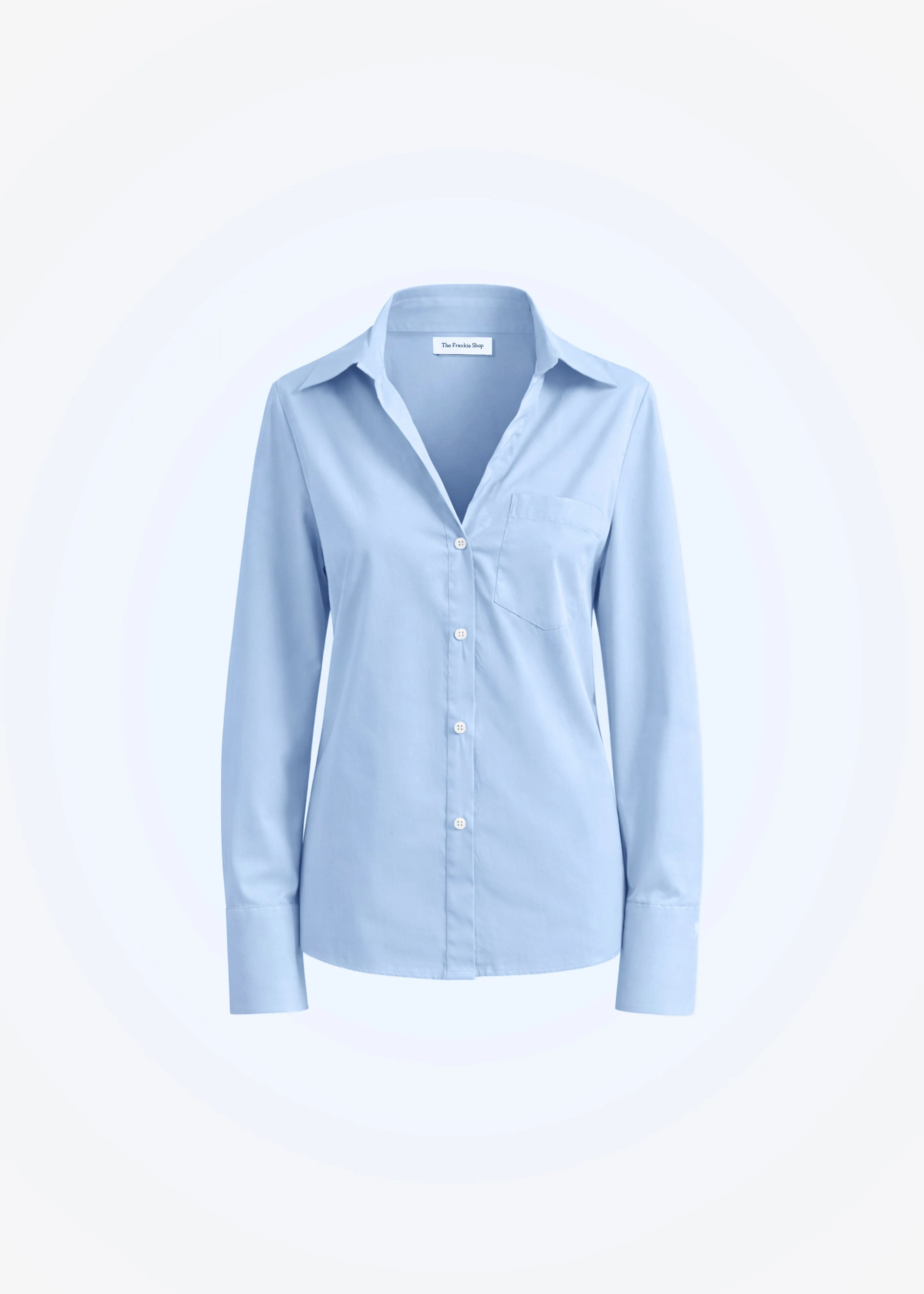 Tiona Fitted Shirt - Light Blue - 1