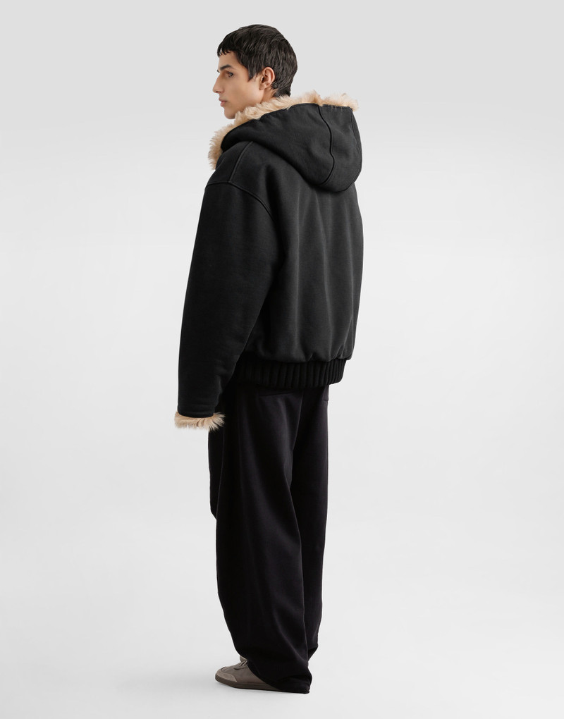 Reversible hooded sweatshirt 3