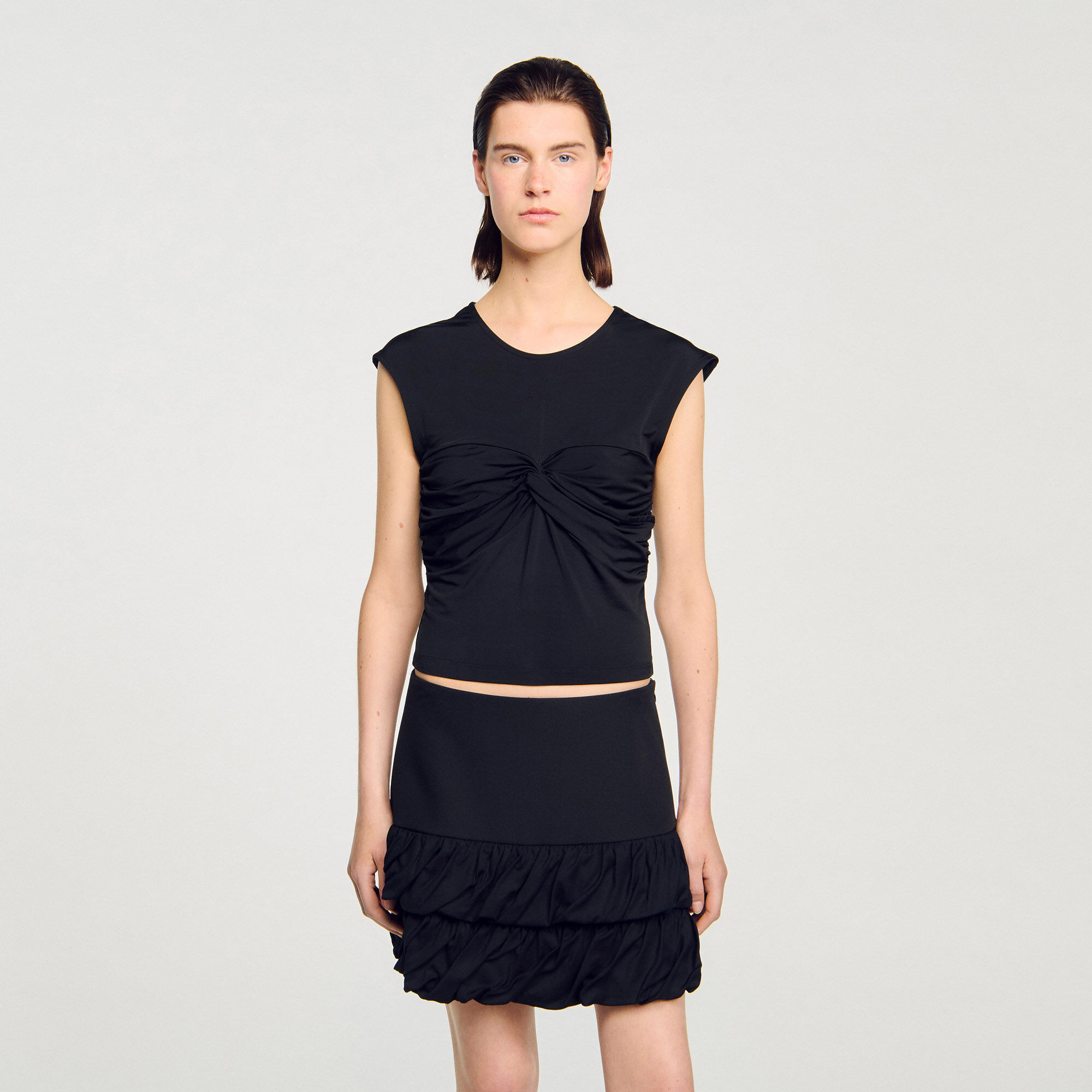 DRAPED T-SHIRT - 4