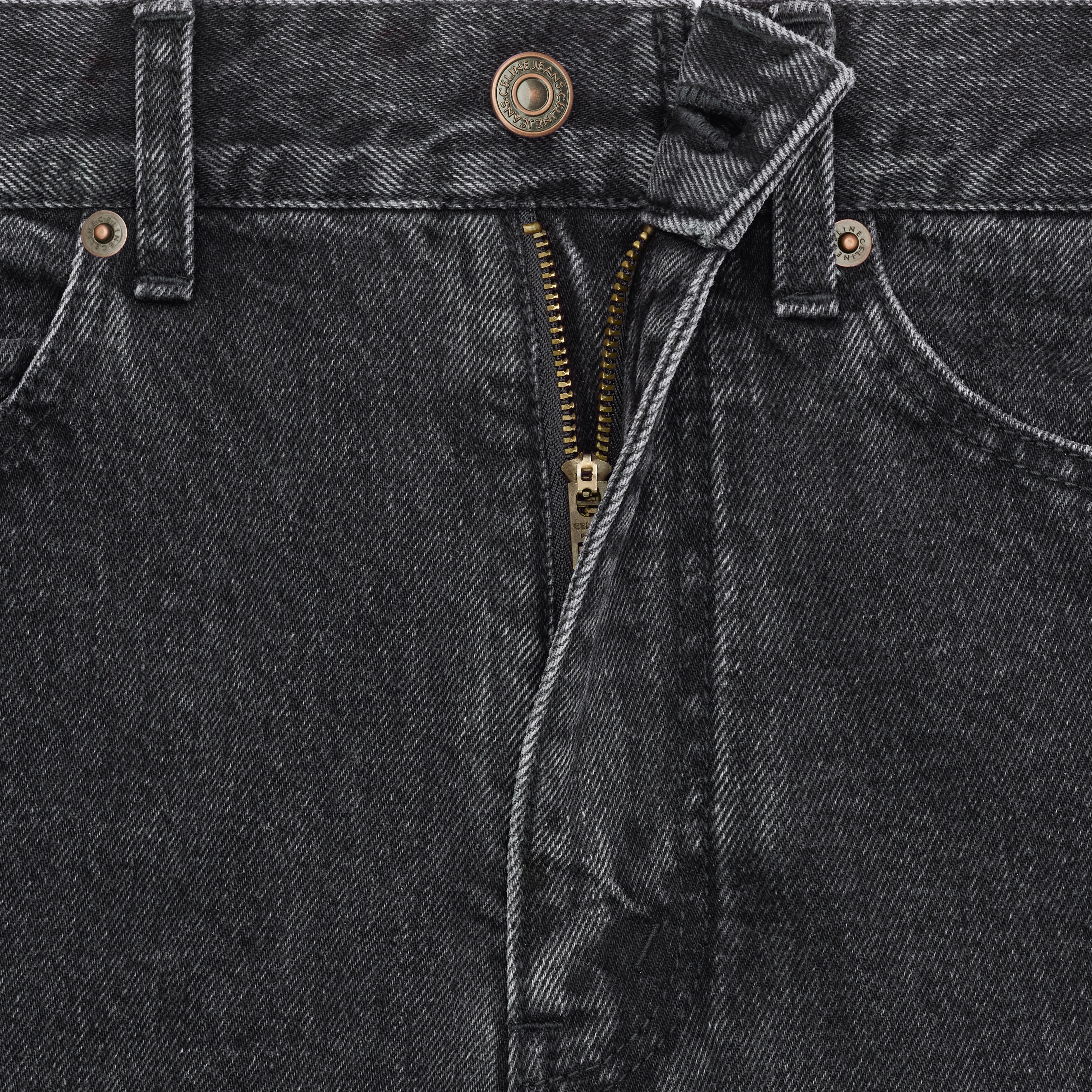 MARGARET JEANS IN CHARCOAL WASH DENIM - 4