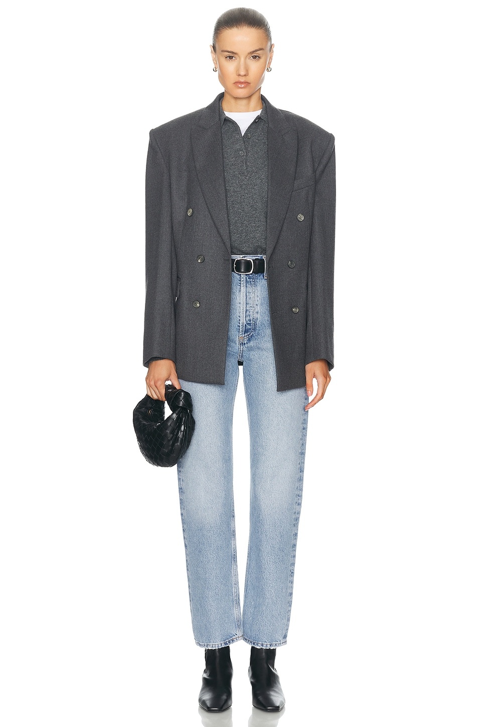 90s Pinch Waist High Rise Straight - 5