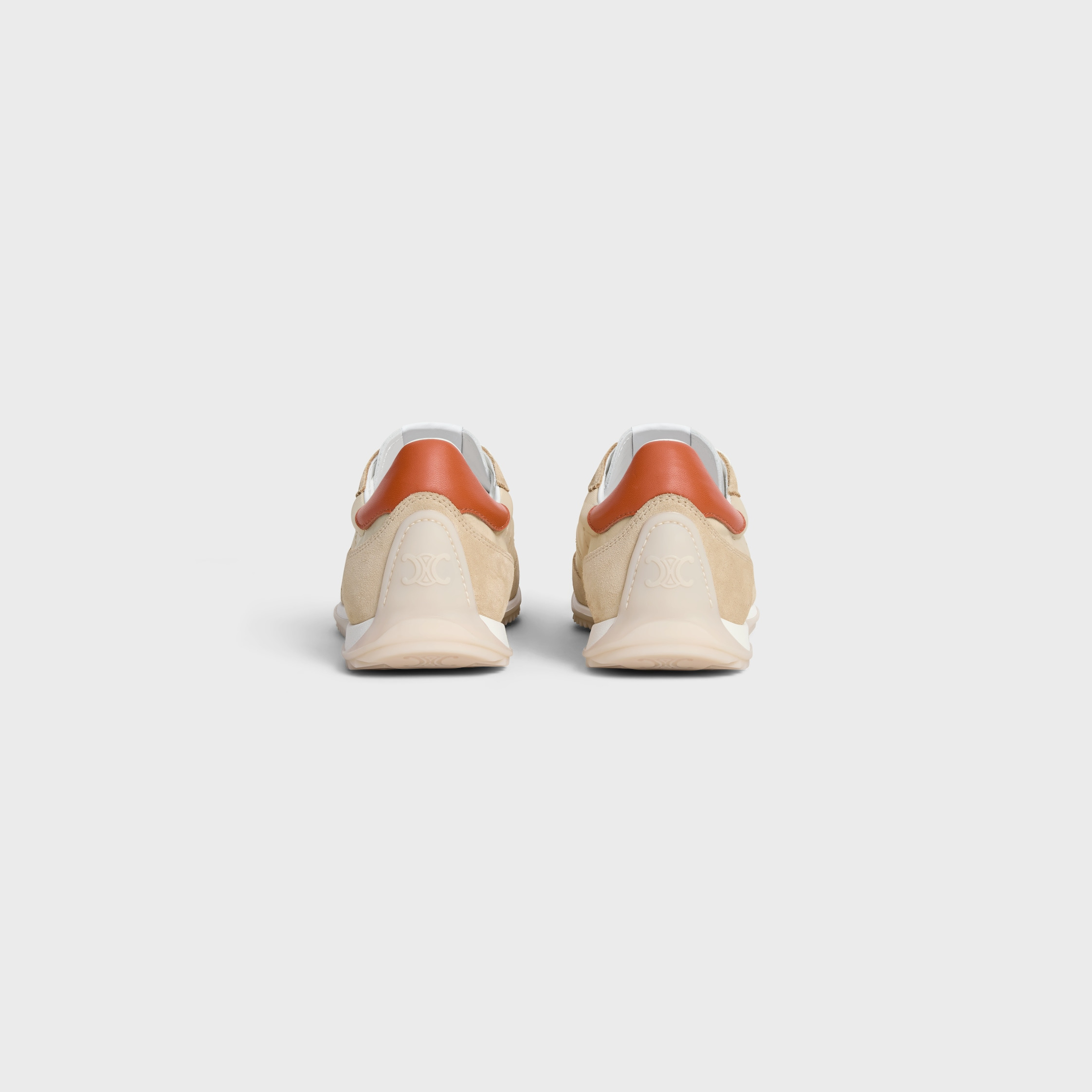 CELINE RACER - LOW TOP SNEAKER IN NYLON, SUEDE CALFSKIN AND CALFSKIN - 3