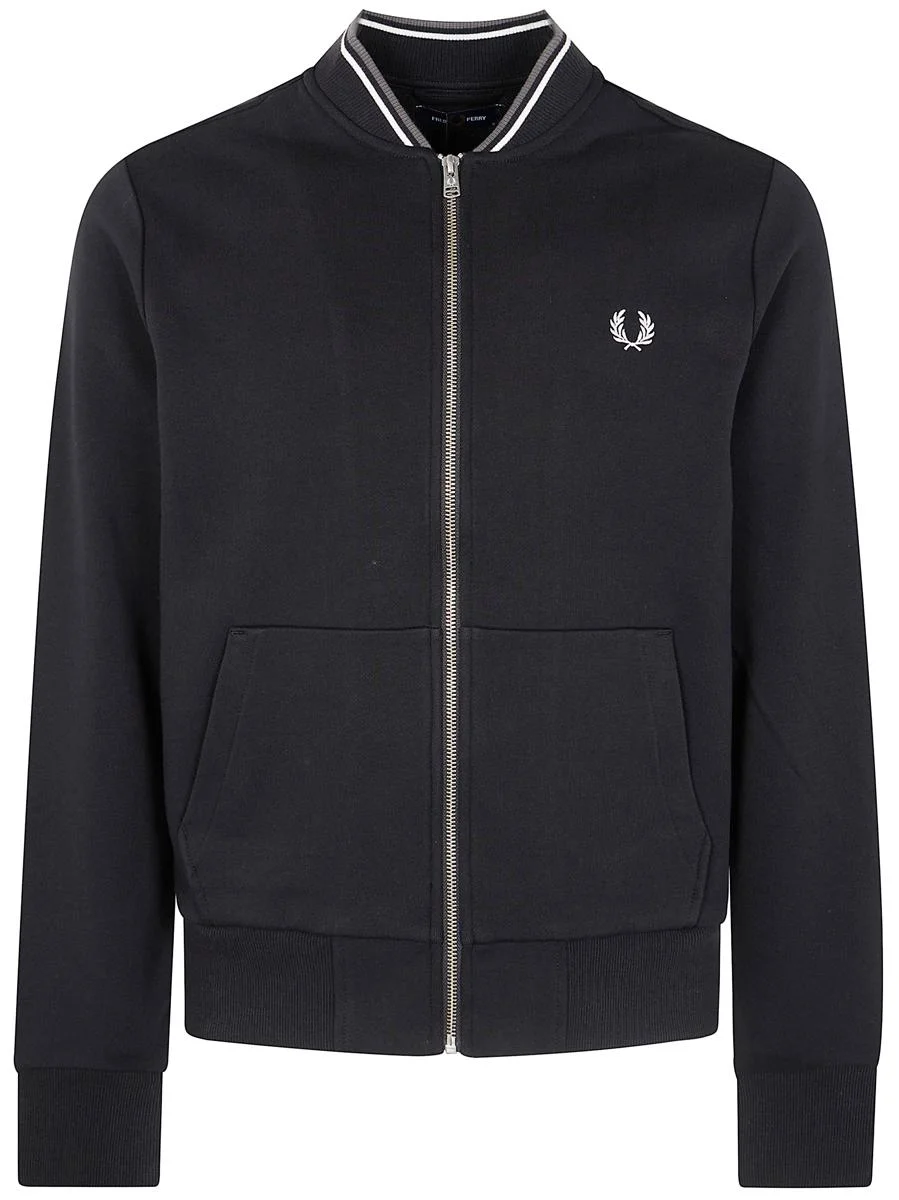 Fred Perry Zipper Through Sweatshirt Clothing - 1