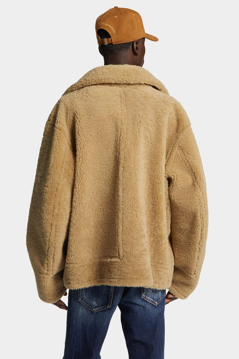 SHEARLING AVIATOR JACKET - 4