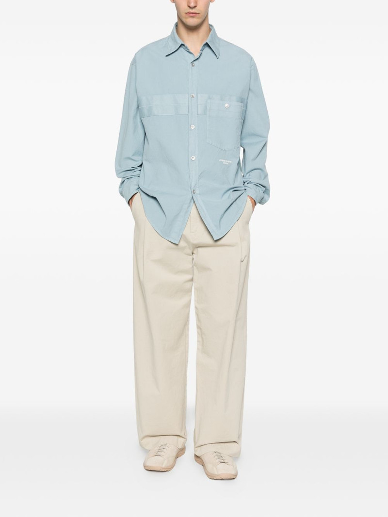 Stone Island logo-embroidered shirt outlook