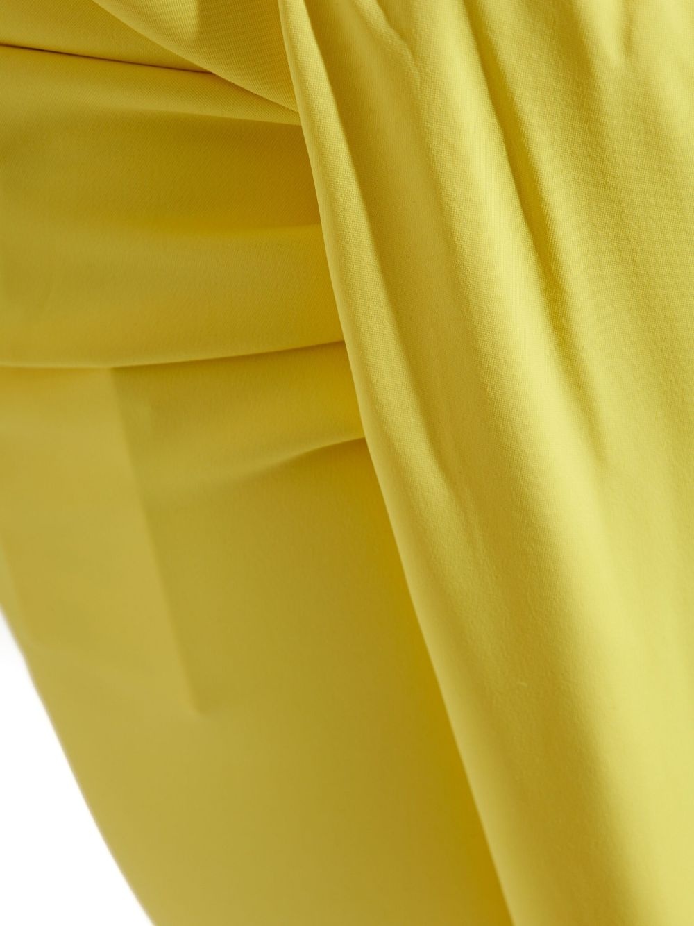 draped straight skirt - 5