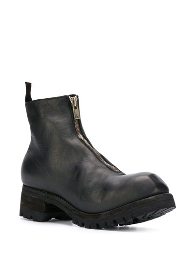 Guidi block-heel ankle boots outlook