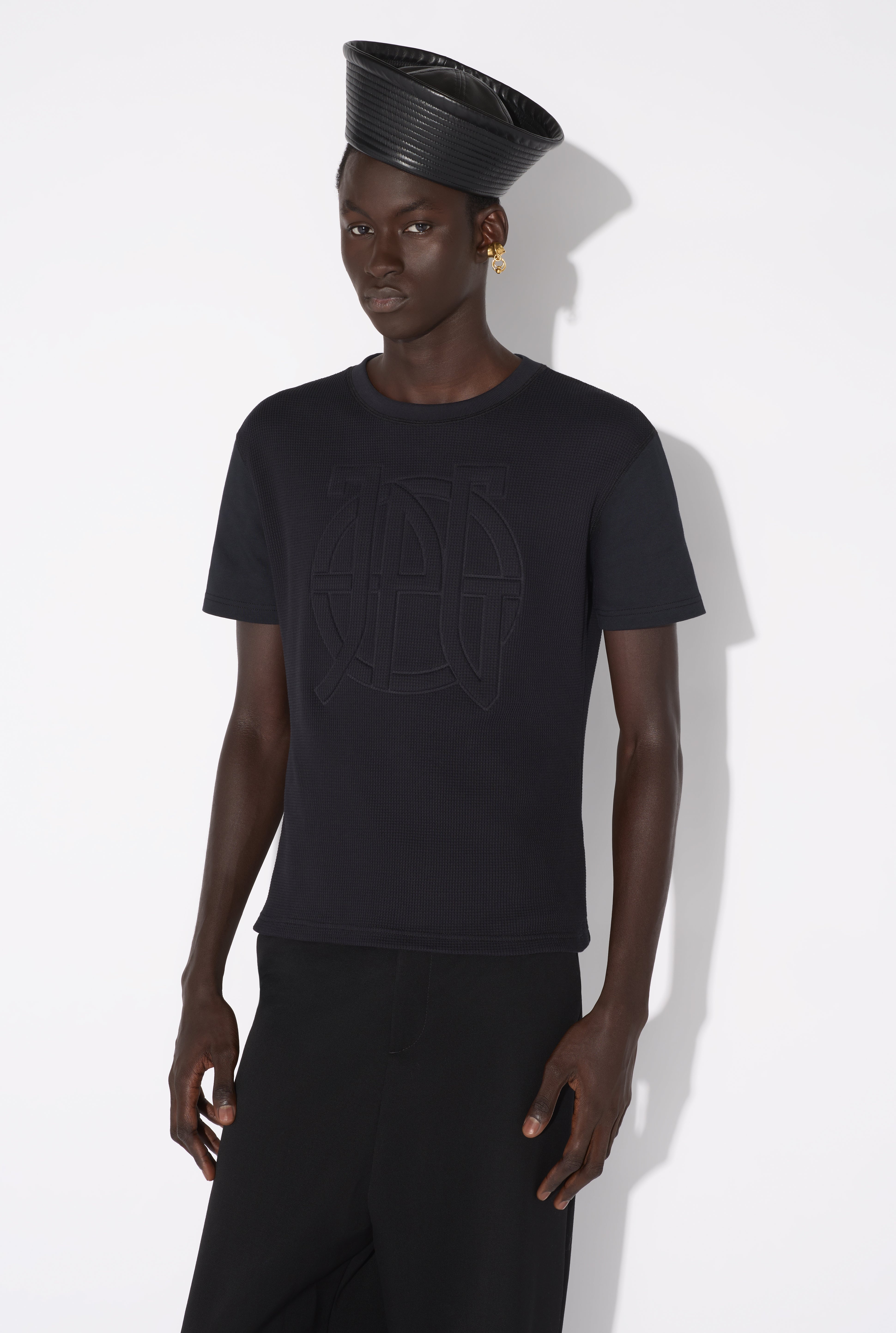 Jean Paul Gaultier THE BLACK OVERSIZED JPG T-SHIRT | REVERSIBLE