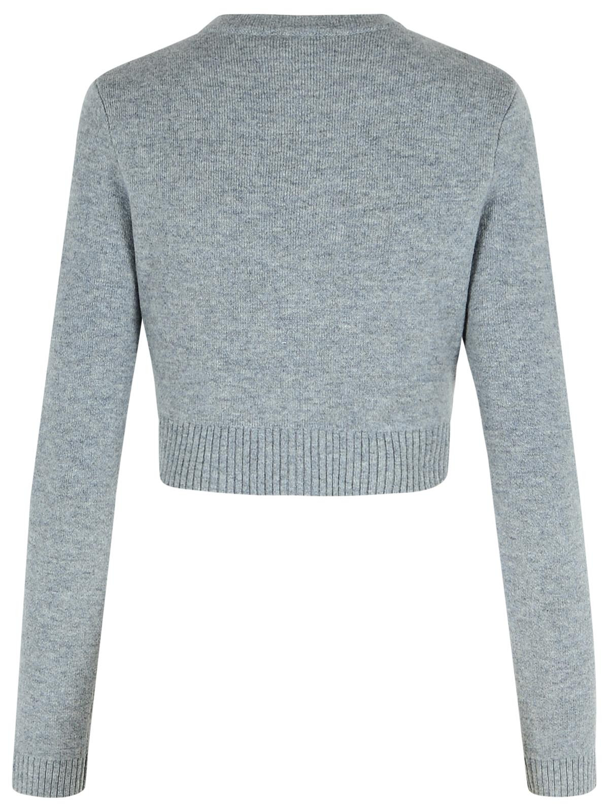 Self Portrait Grey Wool Cardigan Women - 3