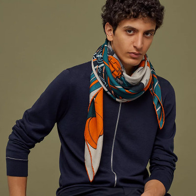 Hermès Mysterious Rider scarf 140 outlook