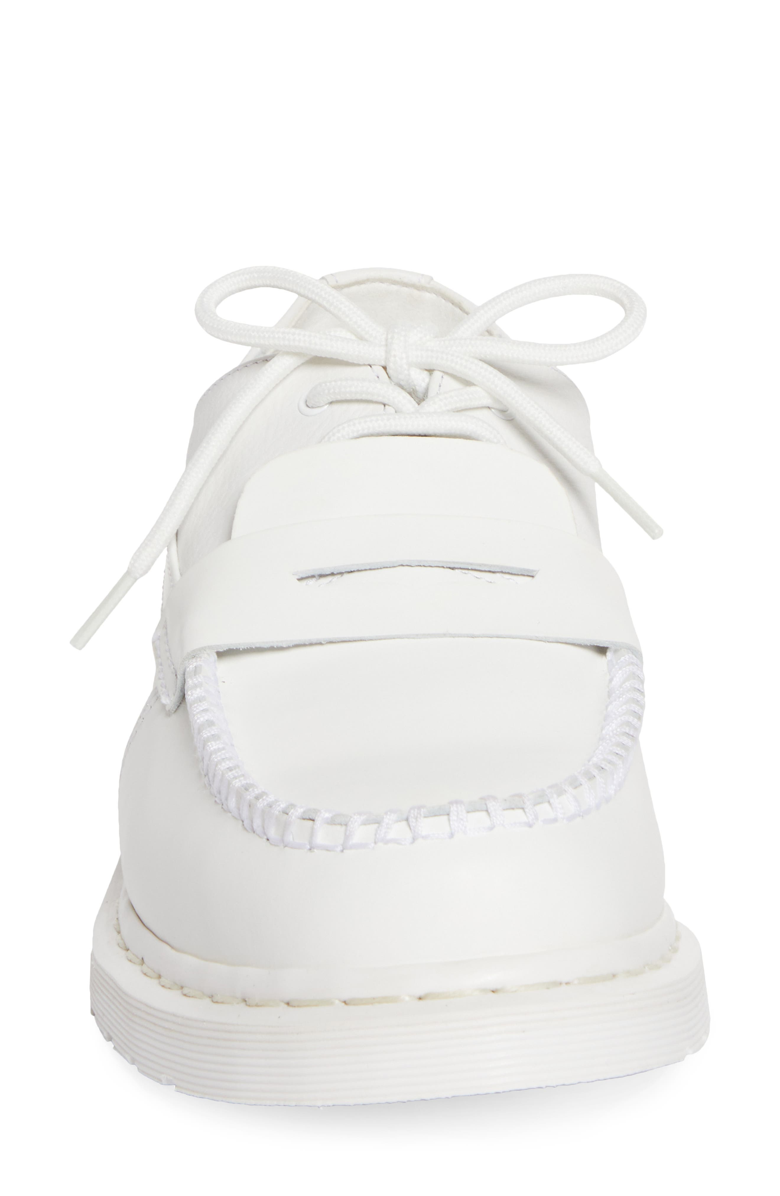 MM6 Maison Margiela x Dr. Martens 1461 Penton Hybrid Shoe in Vintage Smooth/White Virginia at Nordst - 4