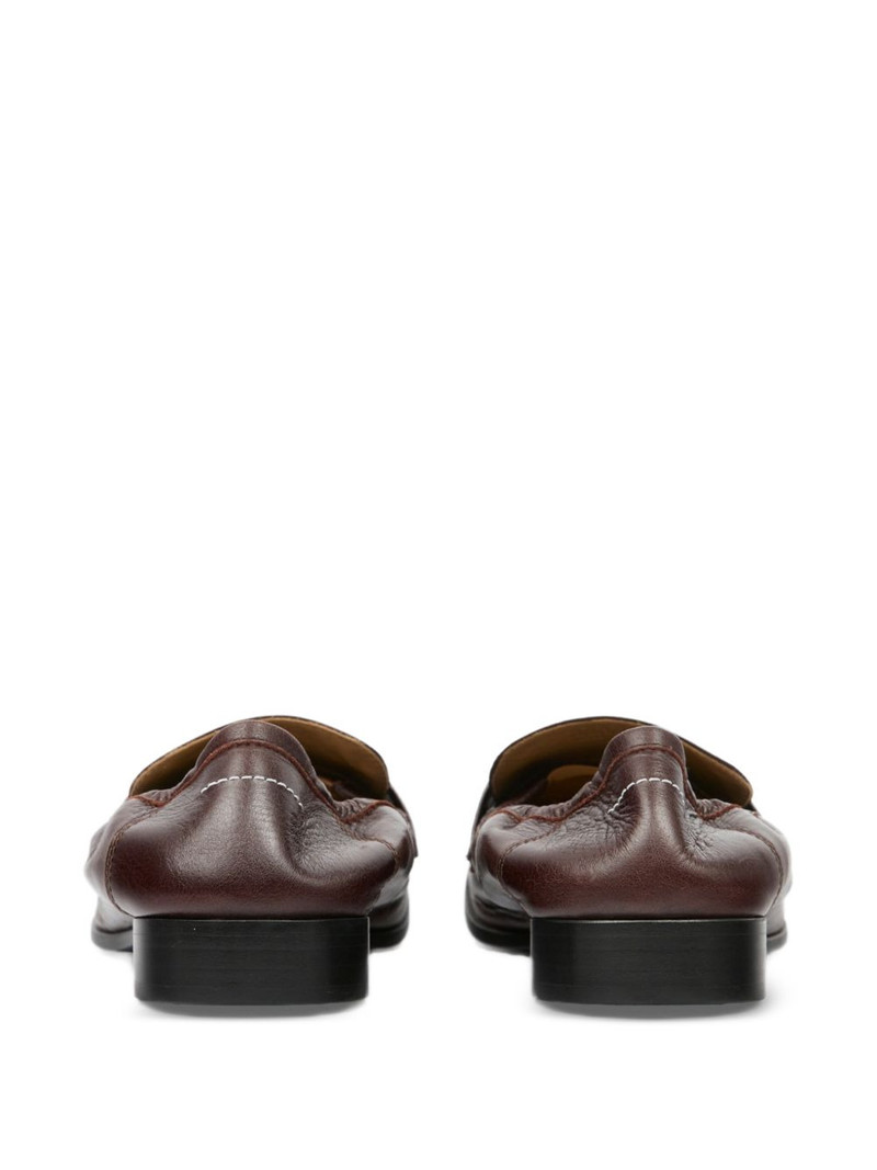 penny strap leather loafers 3