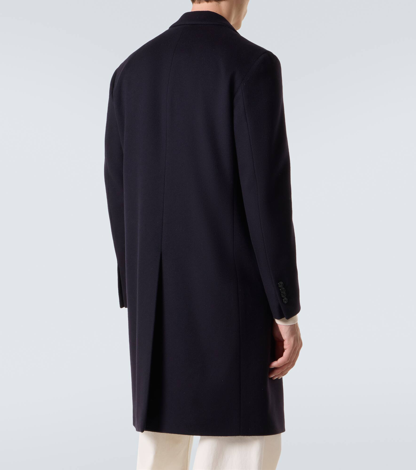 Virgin wool overcoat - 4